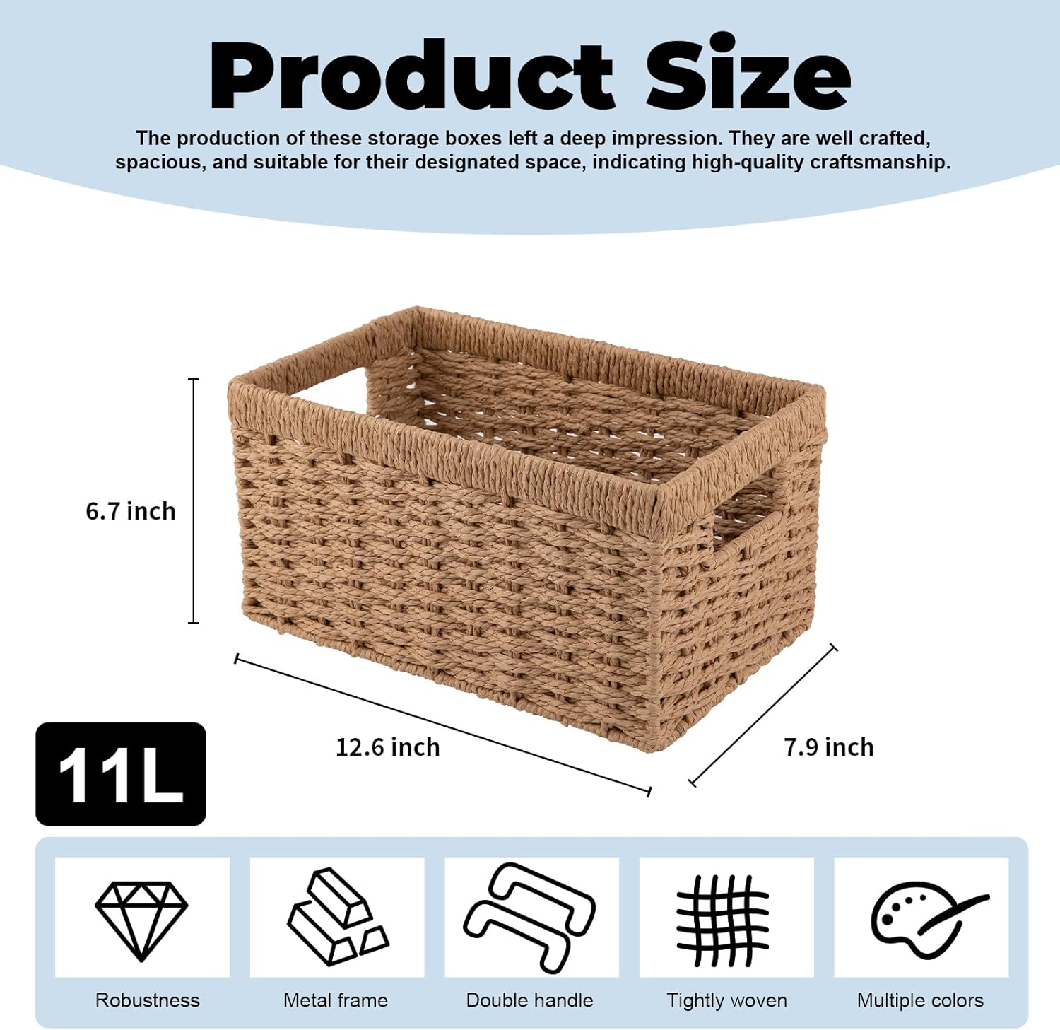 OIAHOMY B0DSHMYWD9 Bins-Baskets - View #3