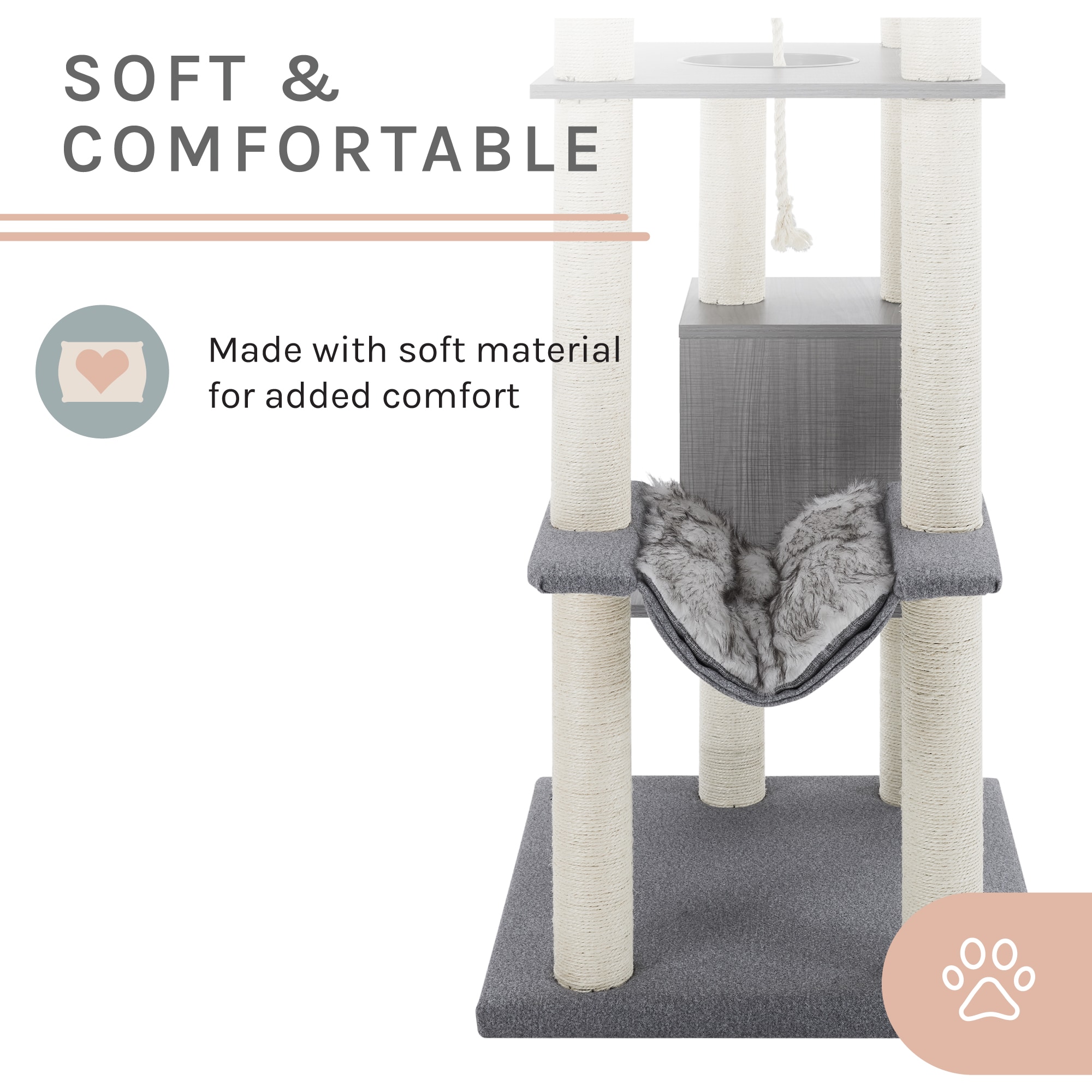 Sam's Pets SP-CT1269GY Cat-Trees - View #10