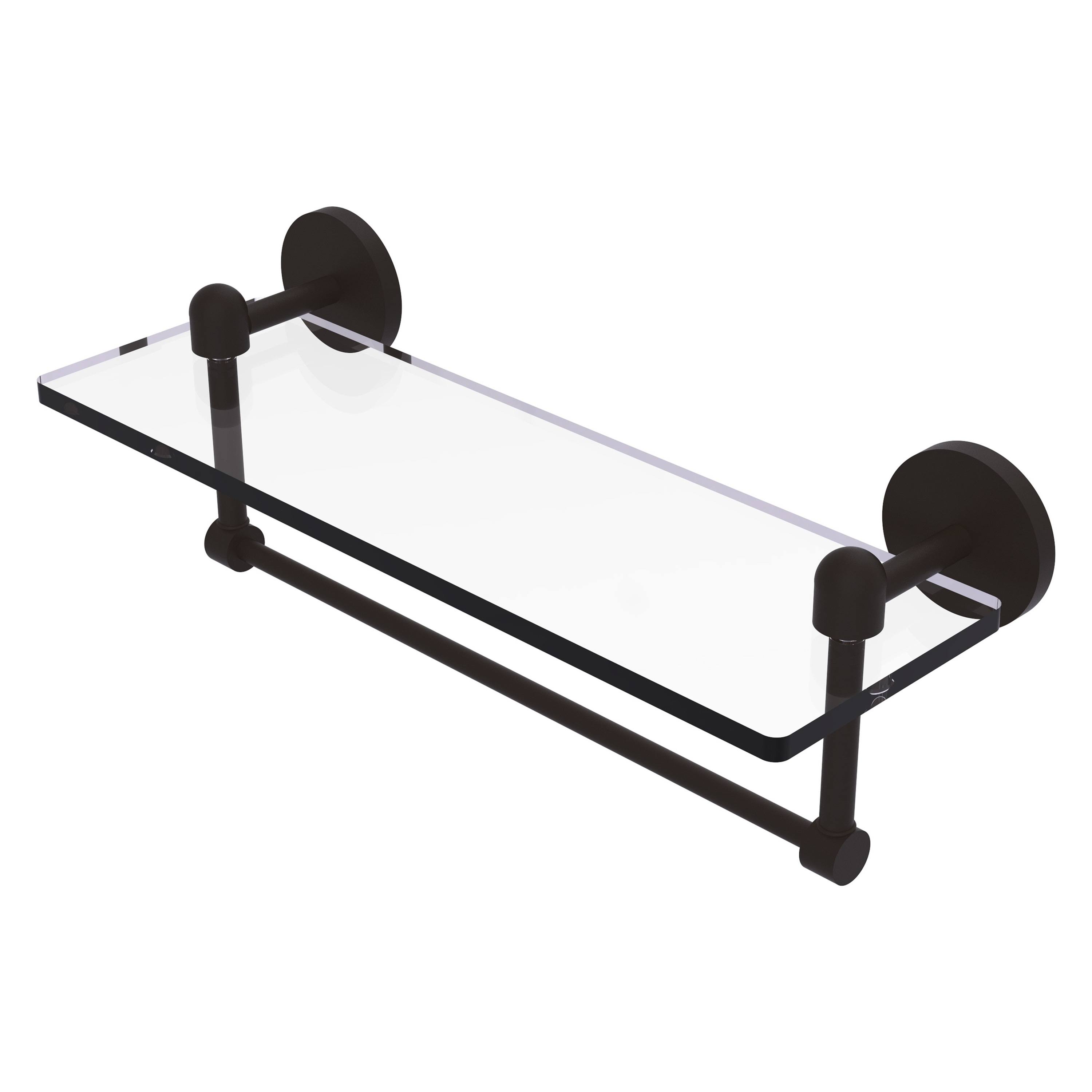 Allied Brass TA-1TB/16-ORB Tango Oil-rubbed Bronze Wall mount Bathroom Shelf ( 16-in x 5-in x 5-in )