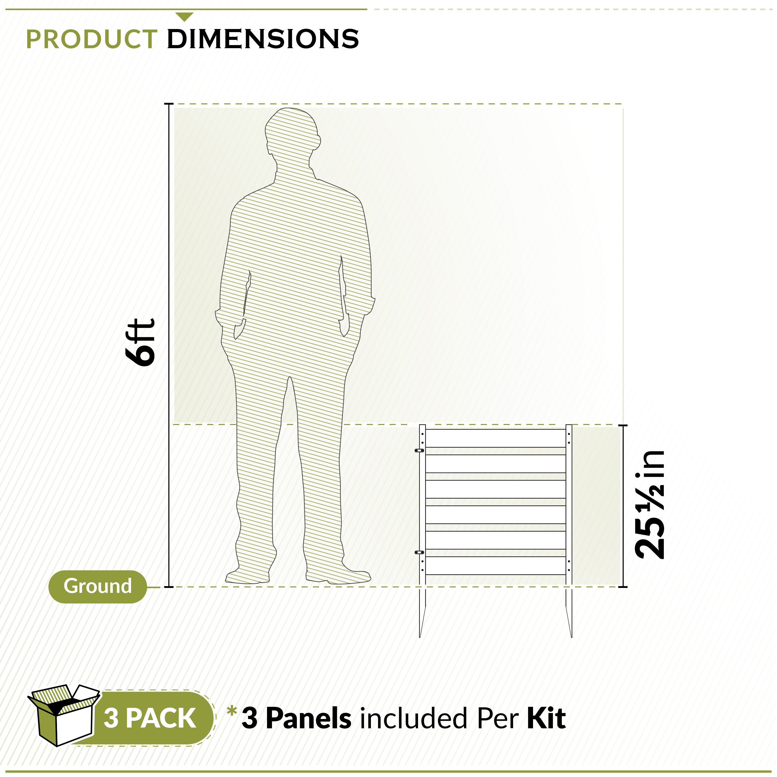 Zippity Outdoor Products ZP19065 Vinyl-Fence-Panels - View #7