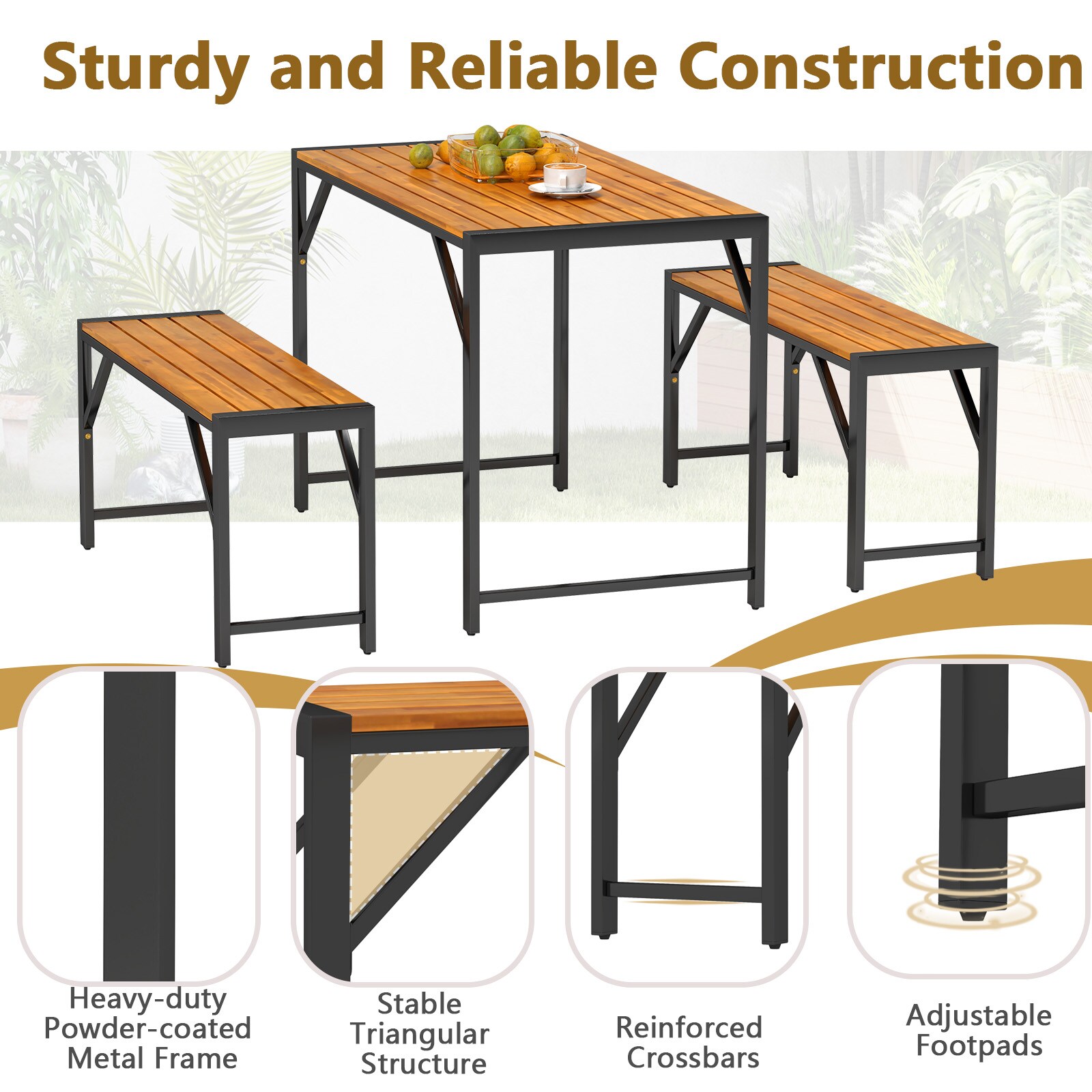 LIVIZA OUJ72991 Patio-Dining-Sets - View #2