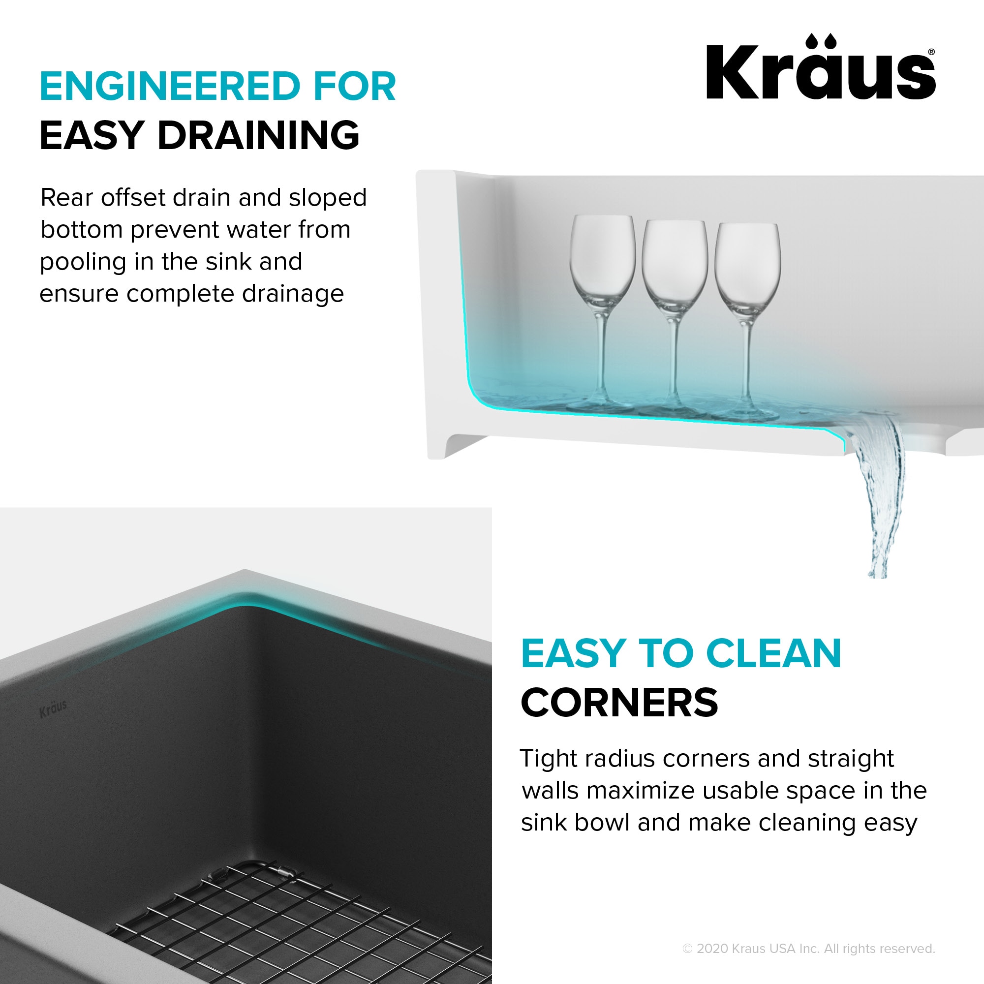 Kraus KFR1-33MGR Kitchen-Sinks - View #13