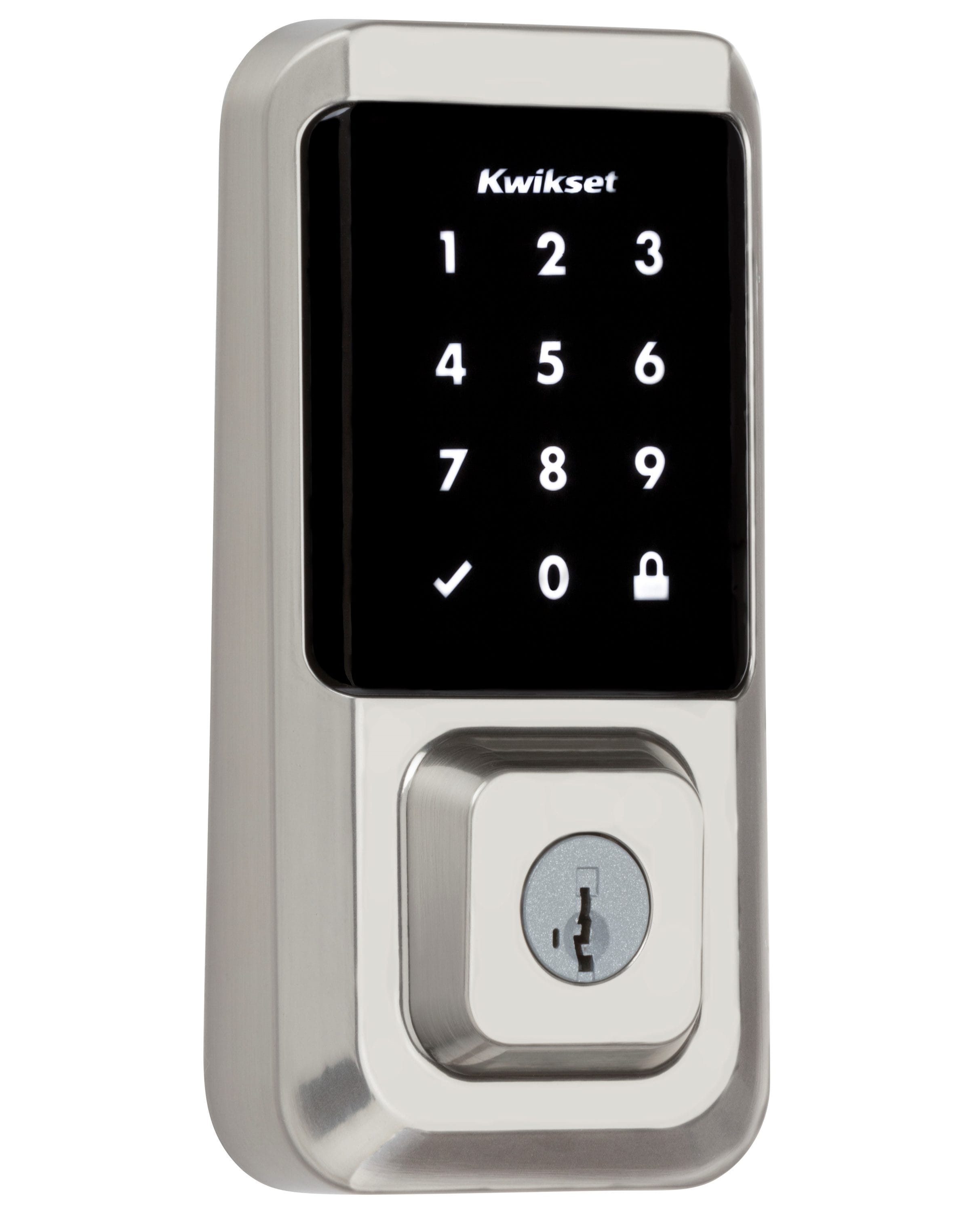 Kwikset Halo Smart Lock Wi-Fi Replacement Deadbolt with App/Keypad/Key  Access Satin Nickel 99380-001 - Best Buy