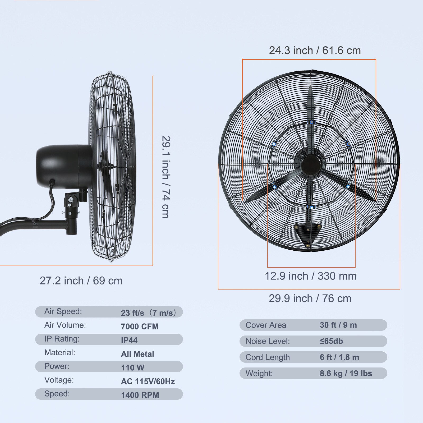 SVOPES SVOPESGYBGSFS00728V1 Wall-Mounted-Fans - View #7