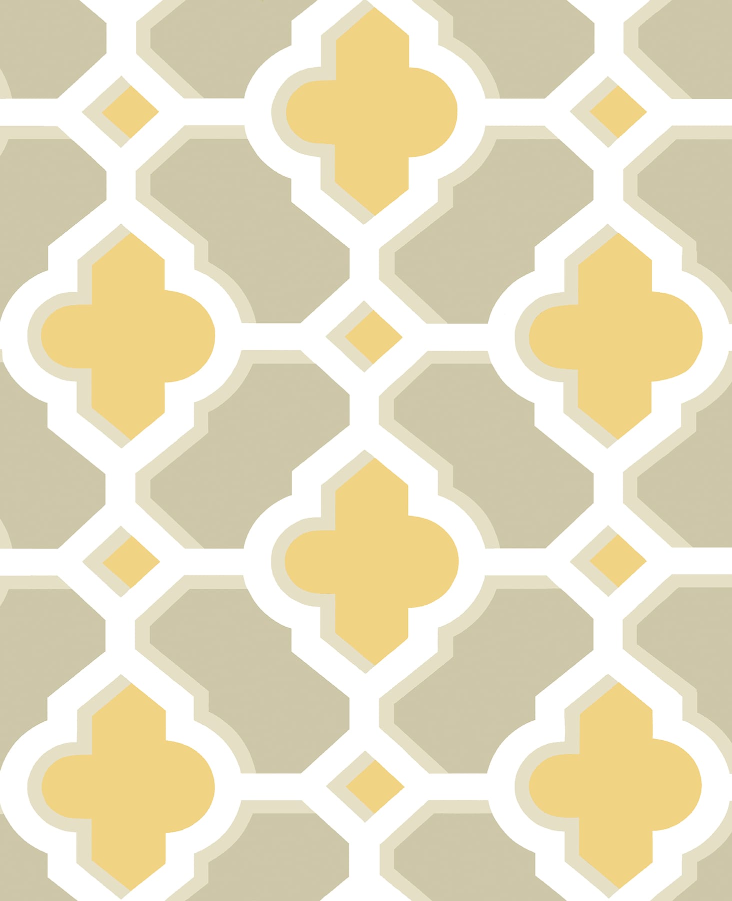 A-Street Prints 2744-24124 Solstice 56.4-Sq. Feet Mustard Non-woven Geometric Unpasted Wallpaper