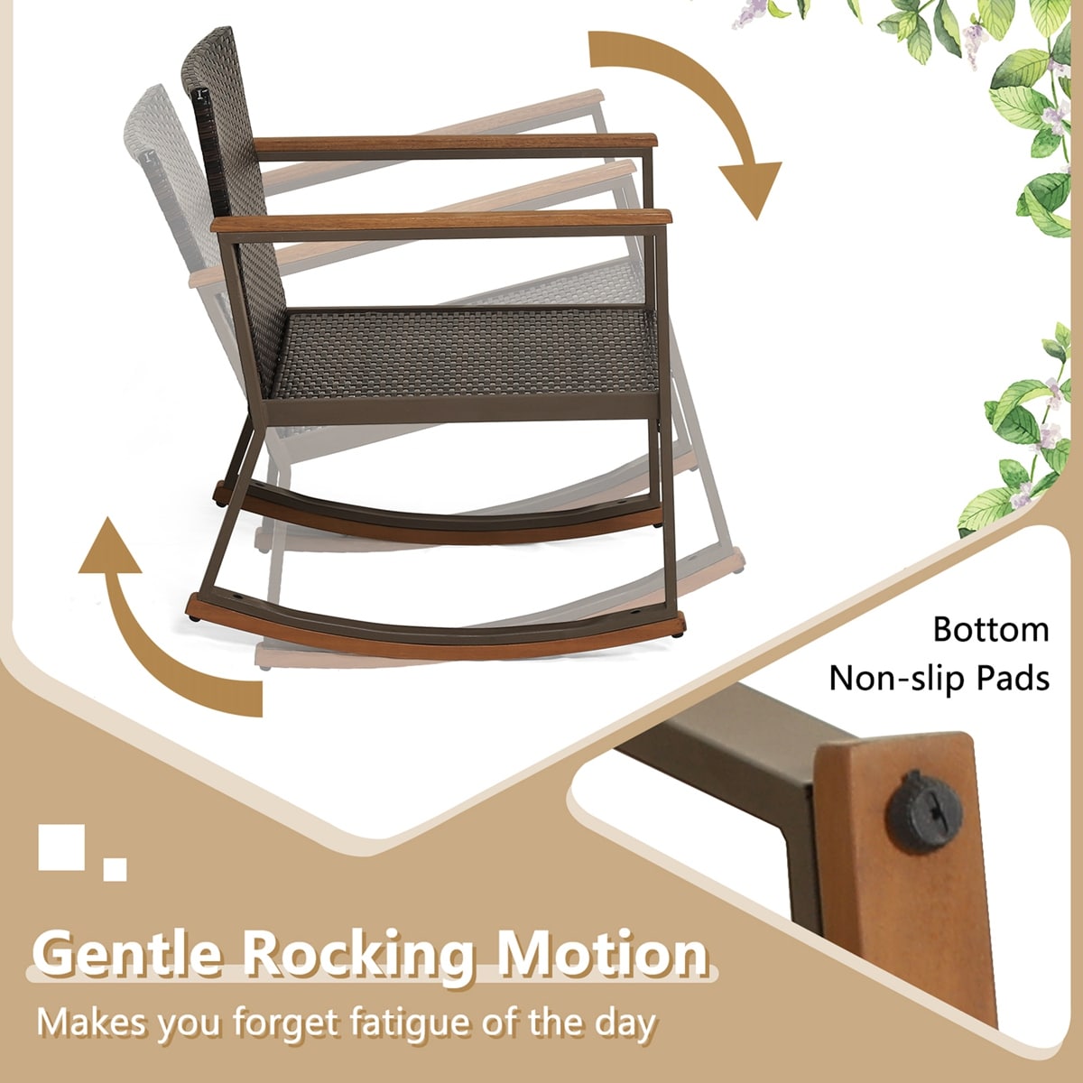 Costway HW70901WH Patio-Conversation-Sets - View #8