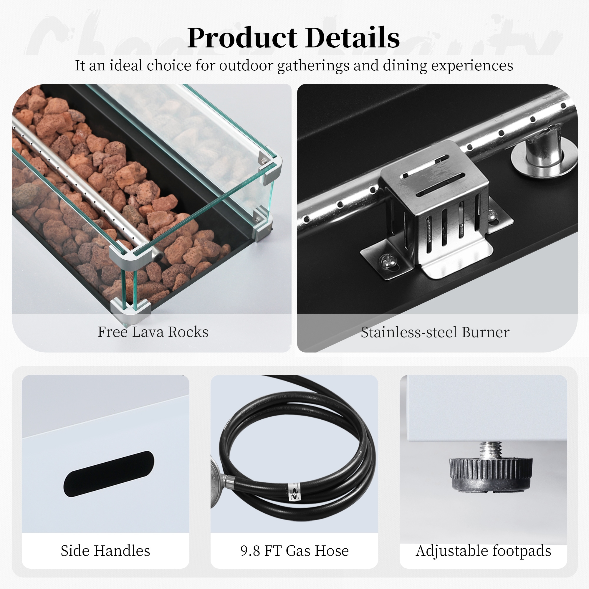 Patio Watcher LS-56MBE-HW Outdoor-Gas-Firepits - View #9