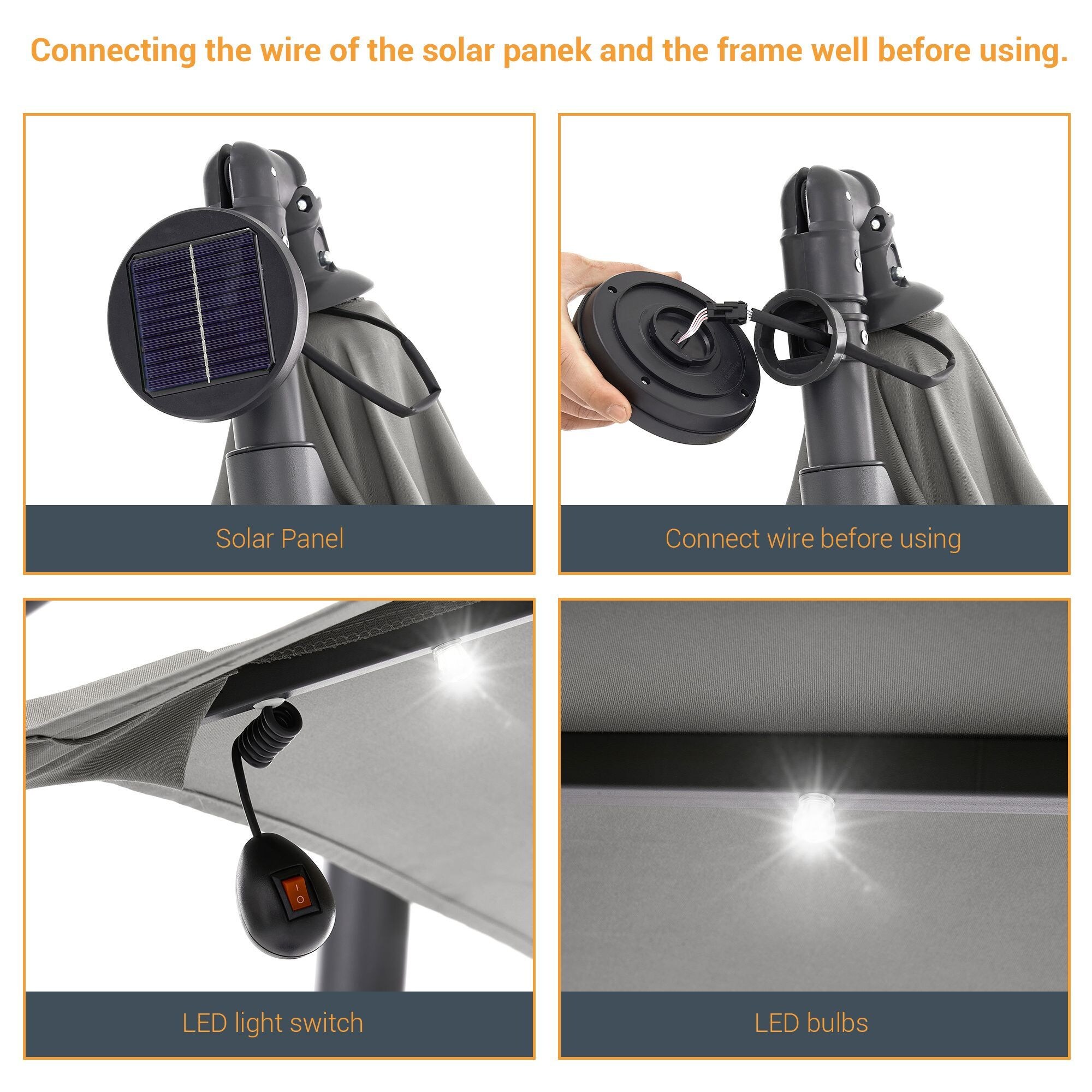 Sonkuki SD-R10G-LED Umbrellas-2 - View #6