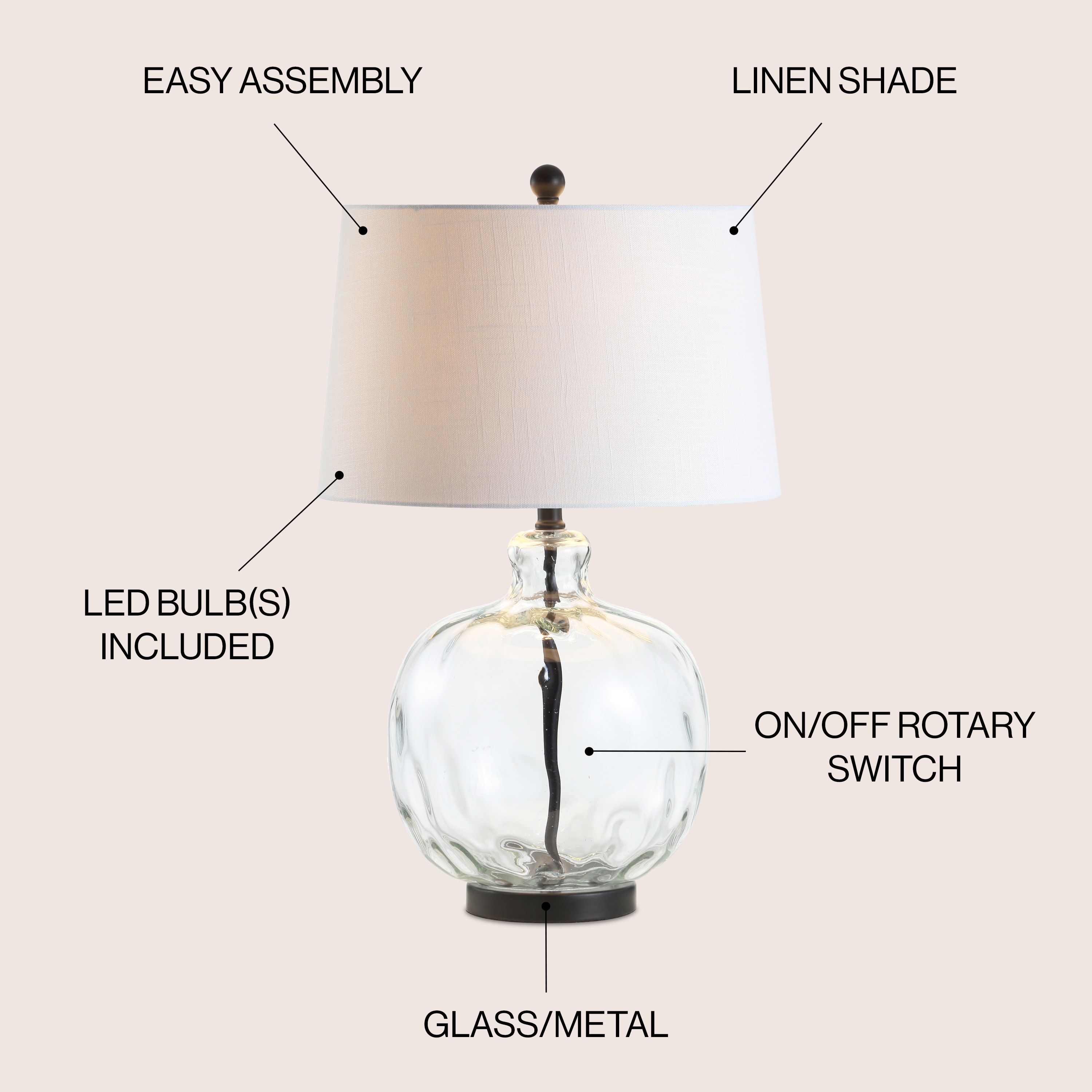 JONATHAN  Y JYL1067A Table-Lamps - View #3