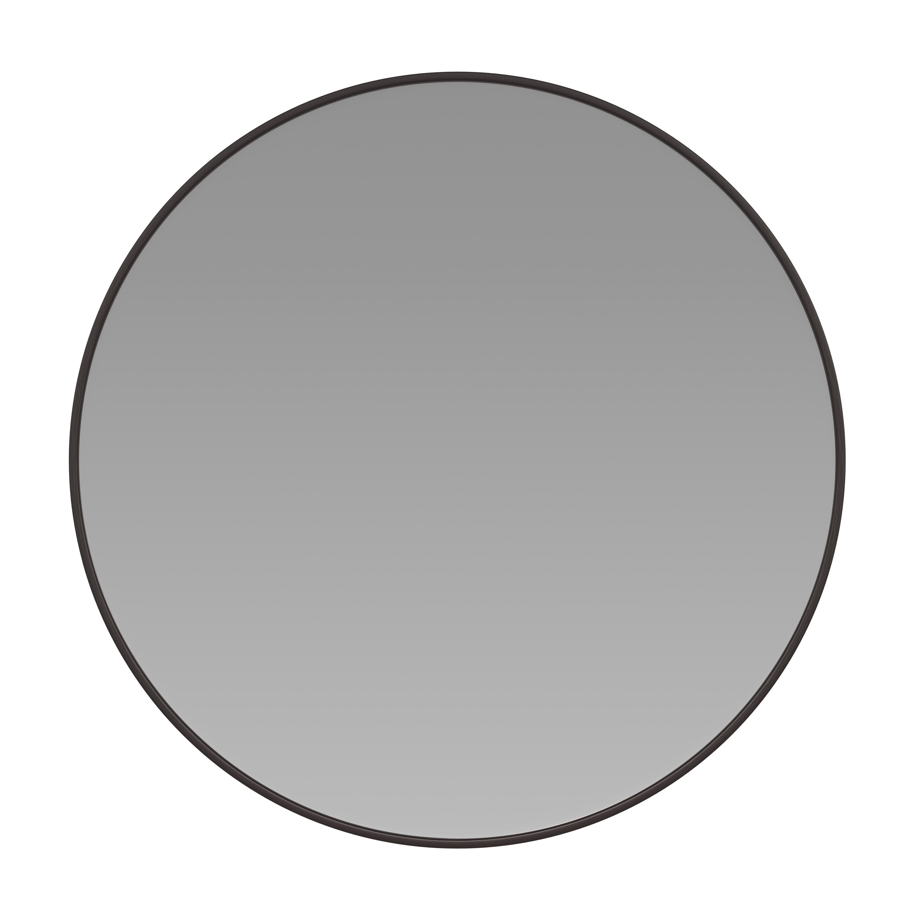 Flash Furniture 20-in W x 20-in H Round Black Framed Wall Mirror in the  Mirrors department at