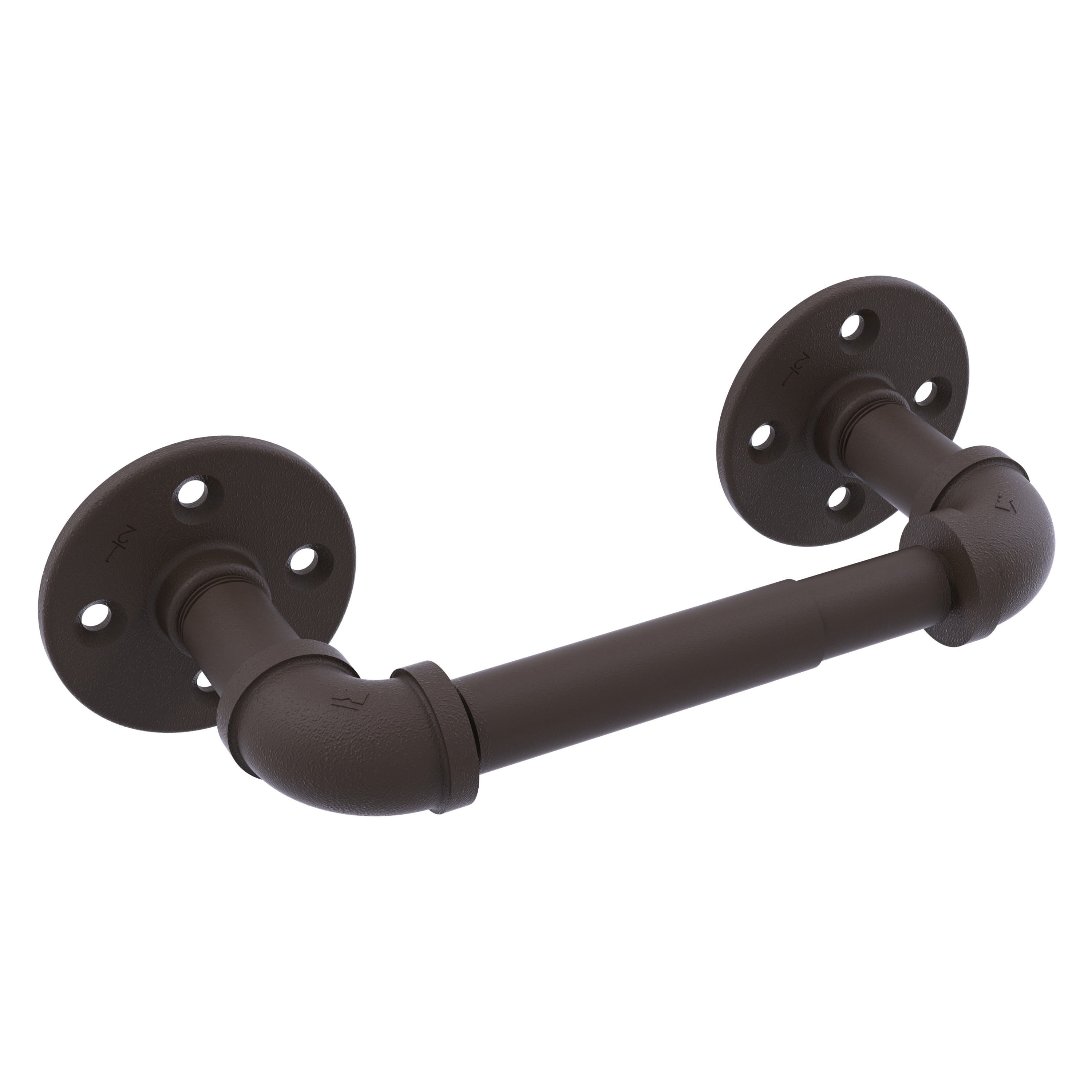 Allied Brass P-120-TP-ORB Pipeline Oil-rubbed Bronze Wall mount Double post Toilet Paper Holder 1 -Rolls