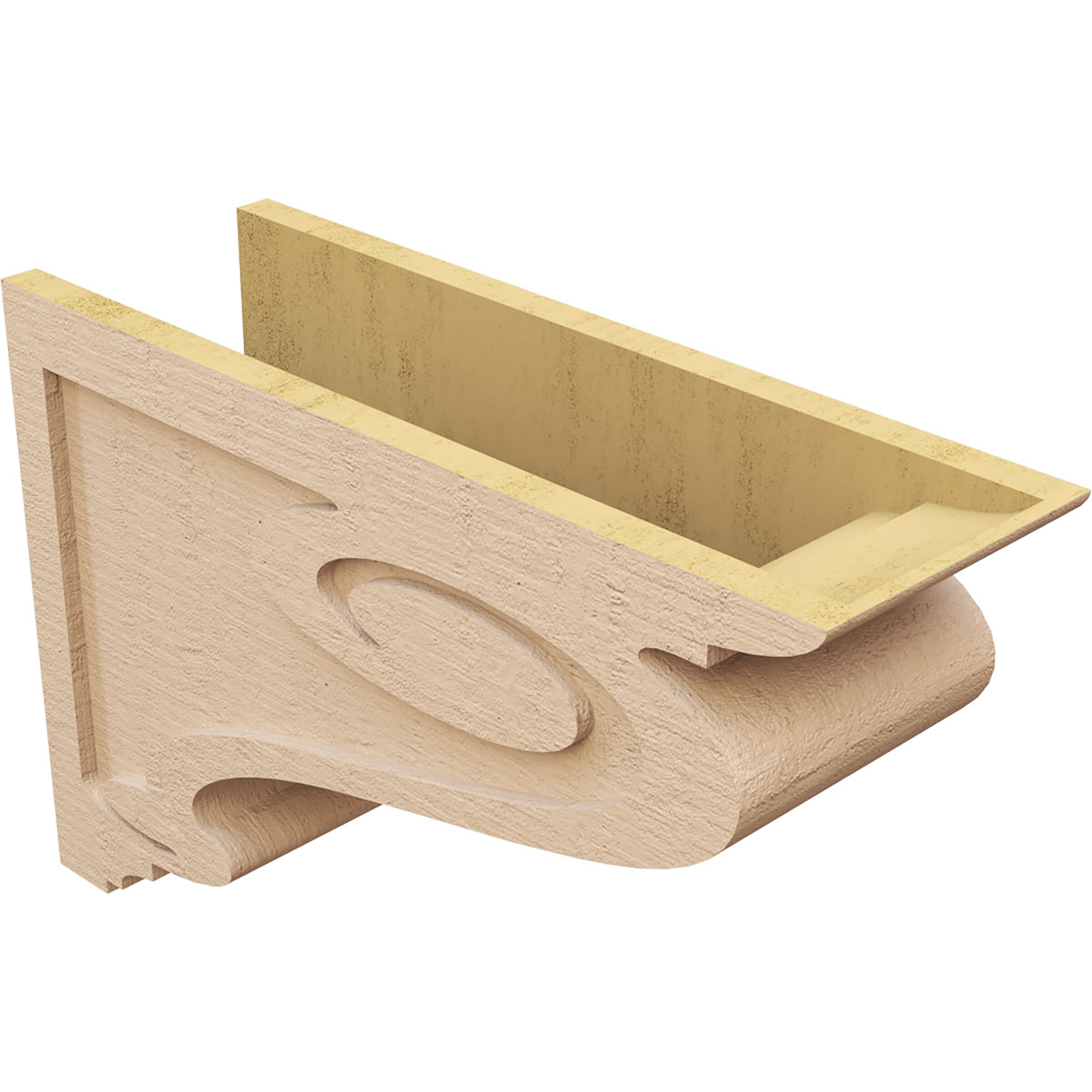 Ekena Millwork CORU08X24X16SCRRCPR corbels - View #5