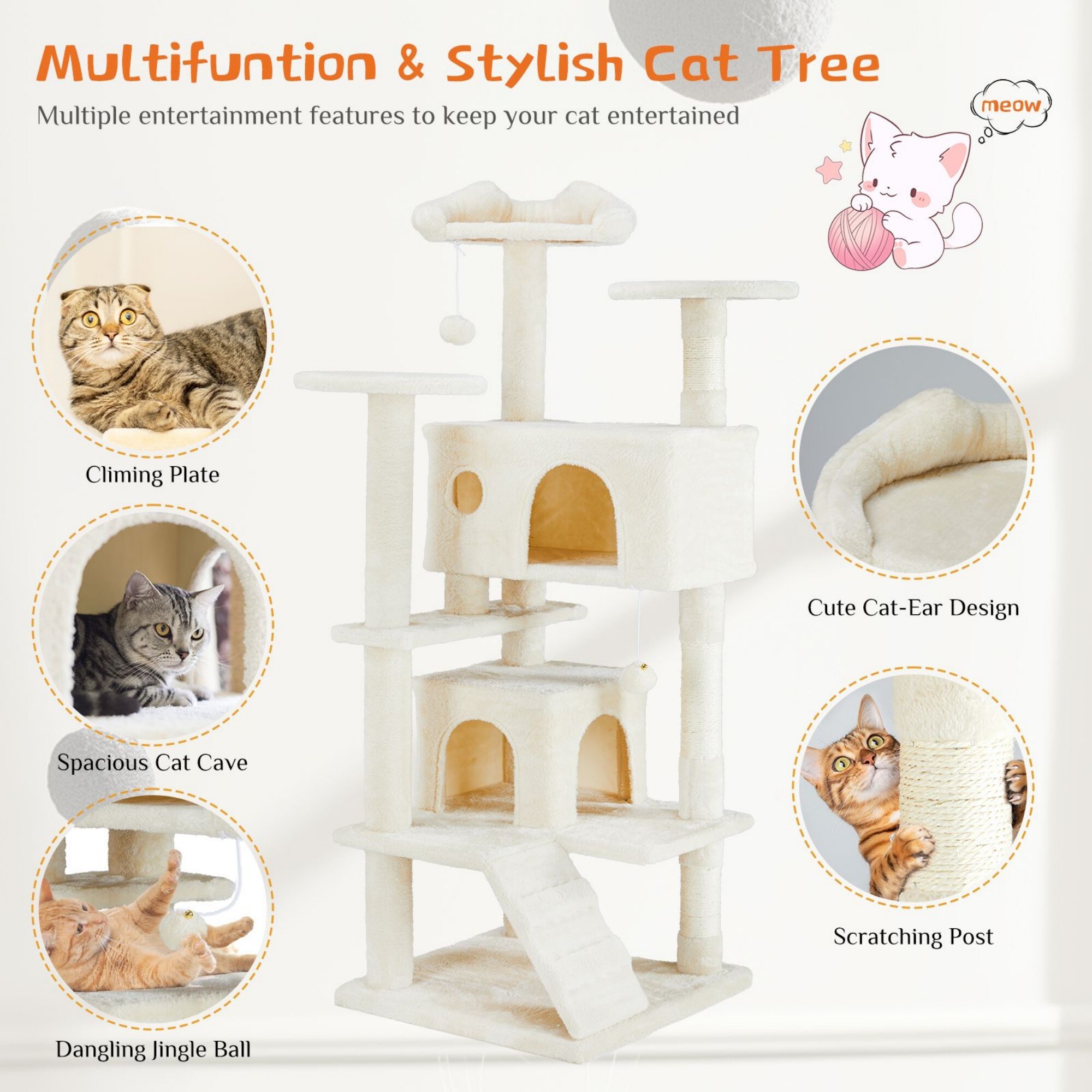YOSIMFUR DO-D01027ERSZT Cat-Trees - View #5