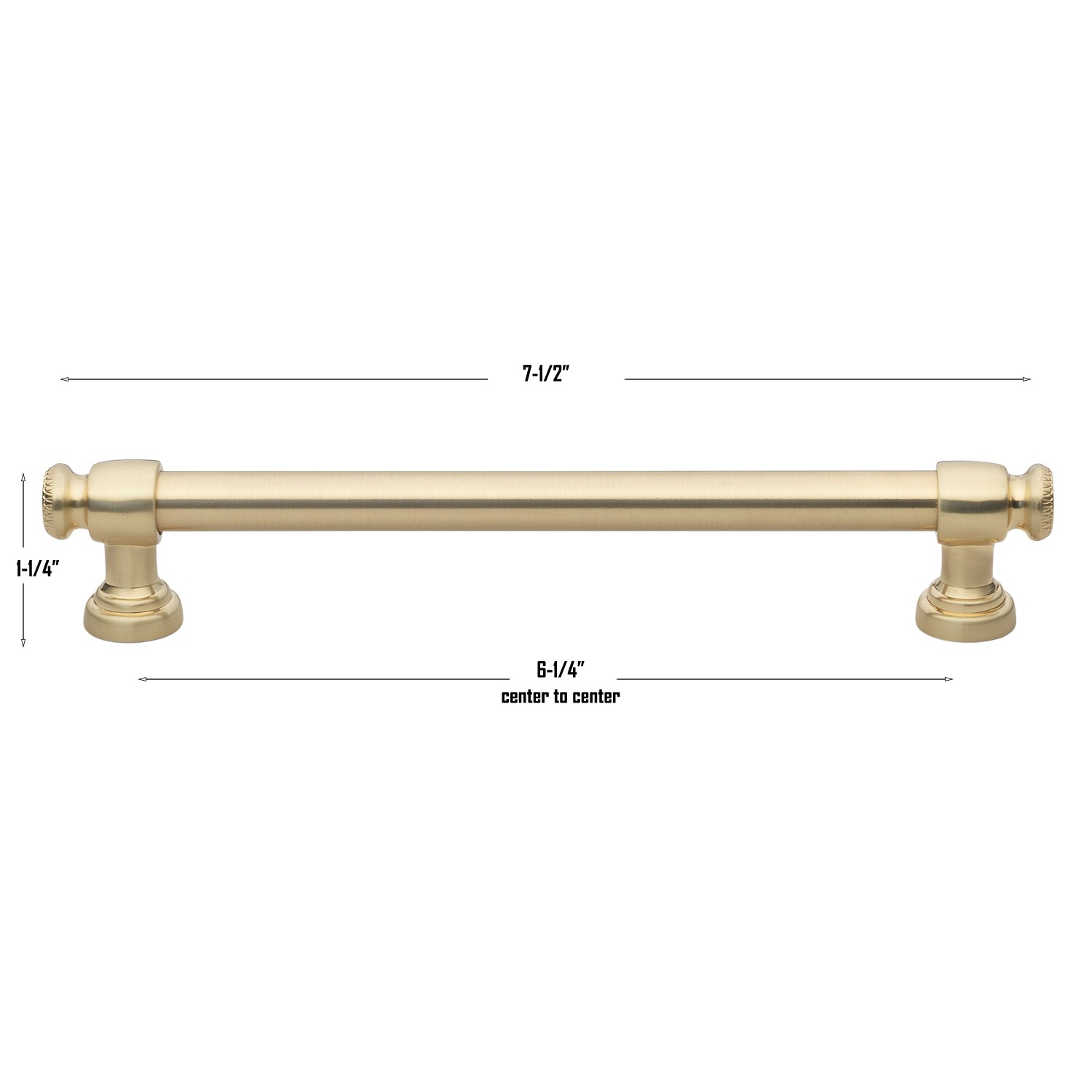 GlideRite Hardware 4361-160-CHPG-10 Cabinet-Pulls - View #4