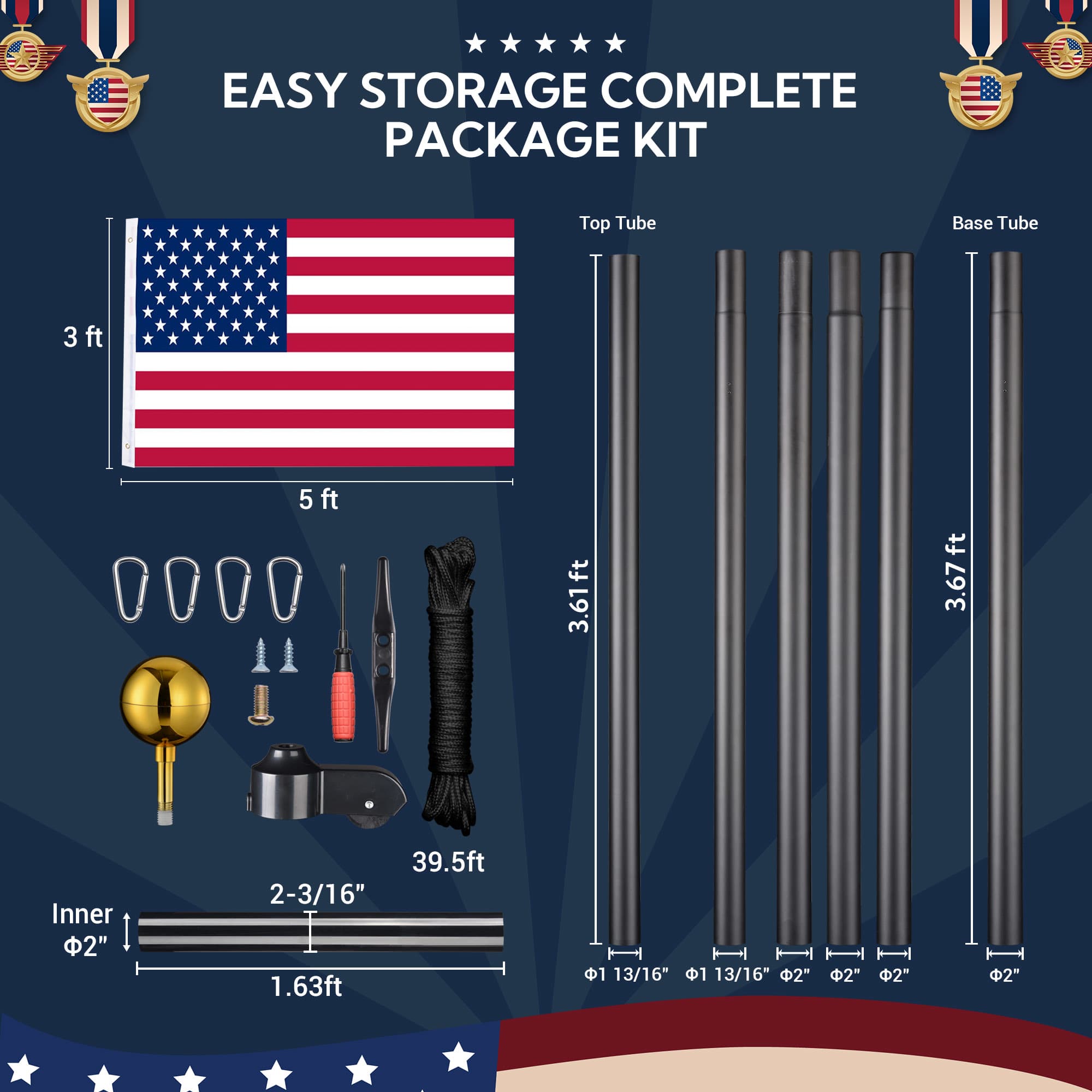 Yescom 22FLP021-20S18-06-LO Flag-Poles - View #7
