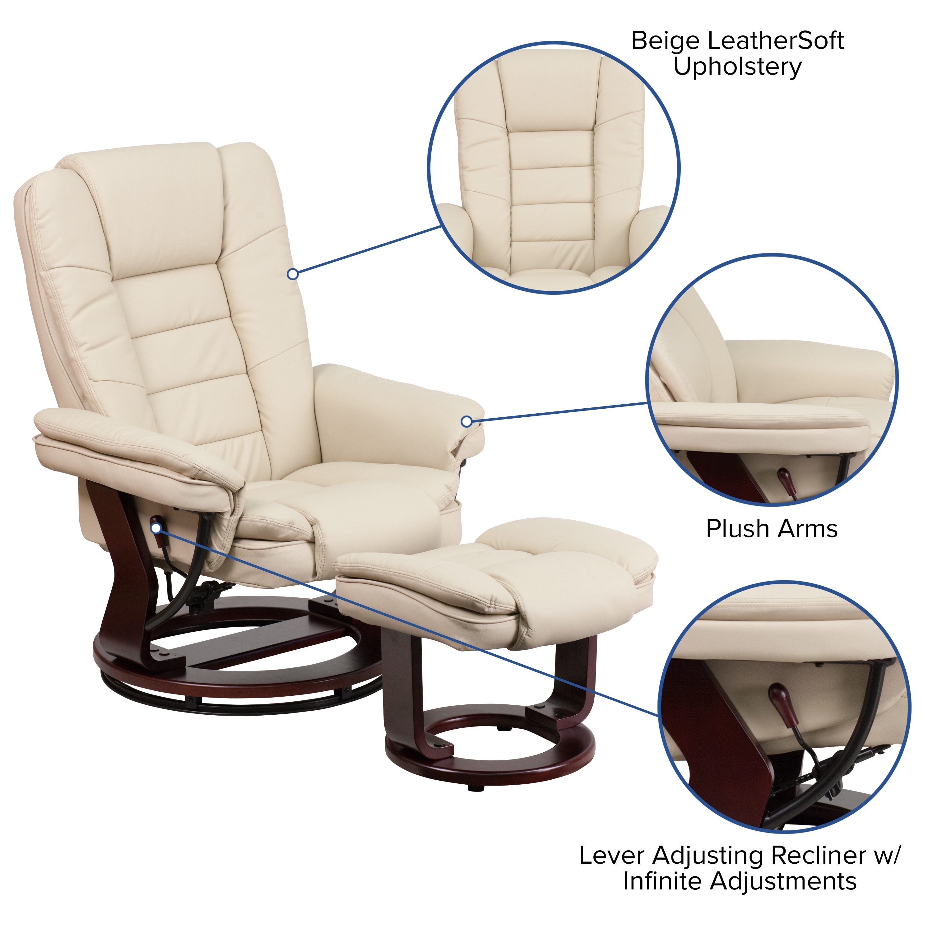 Flash Furniture 889142014751 recliners - View #9