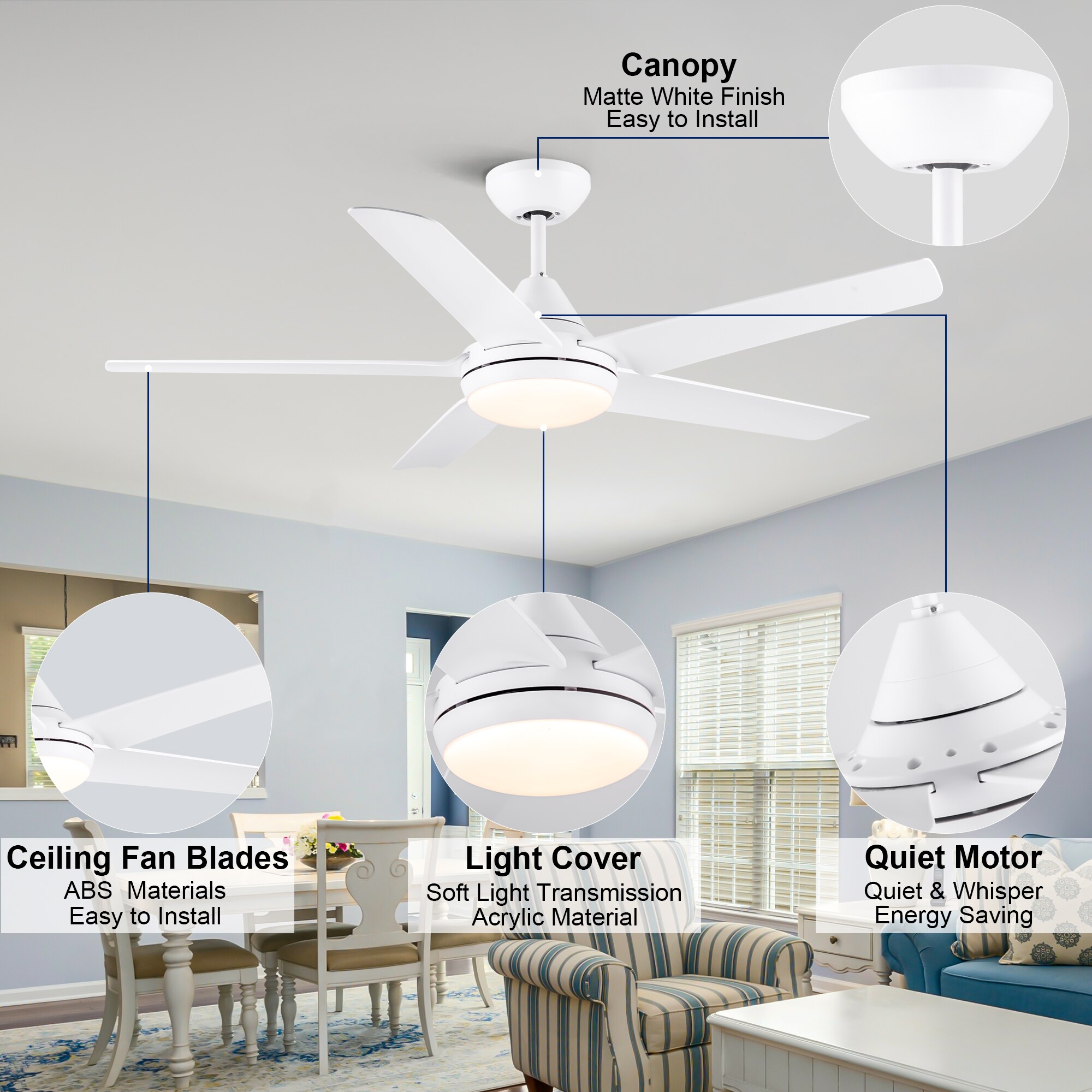 YUHAO LSAC1085WH48 Ceiling-Fans - View #16