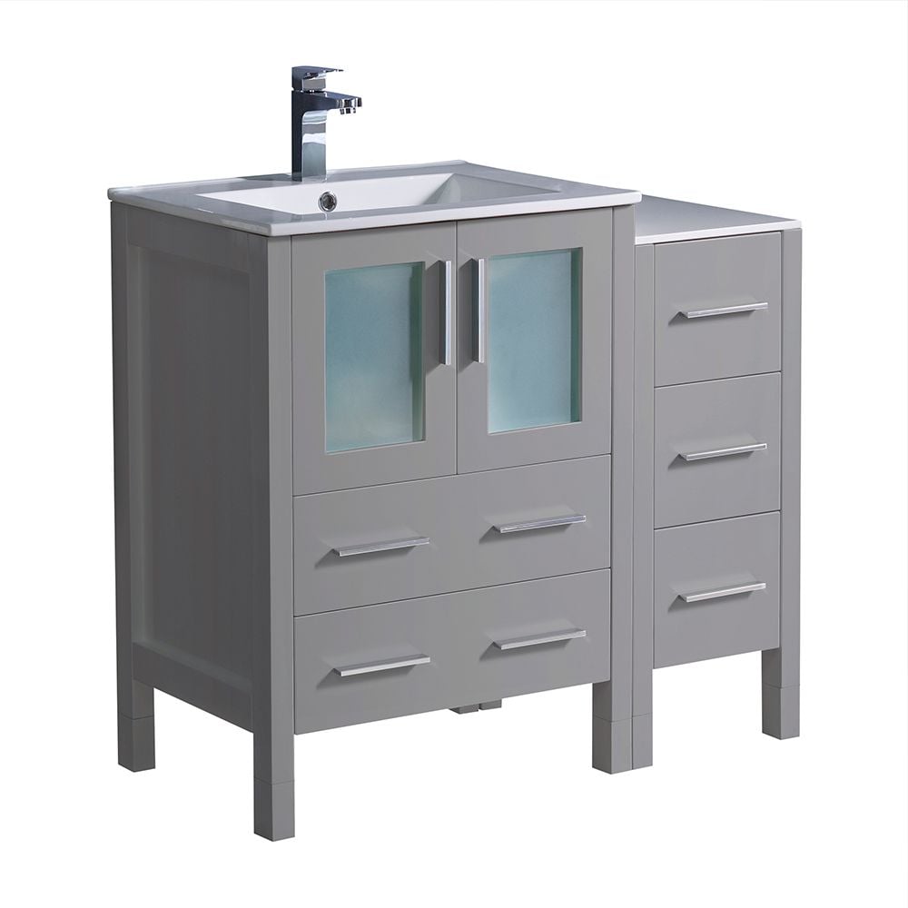 Fresca FCB62-2412GR-I Bath-Vanity-Combo - View #2