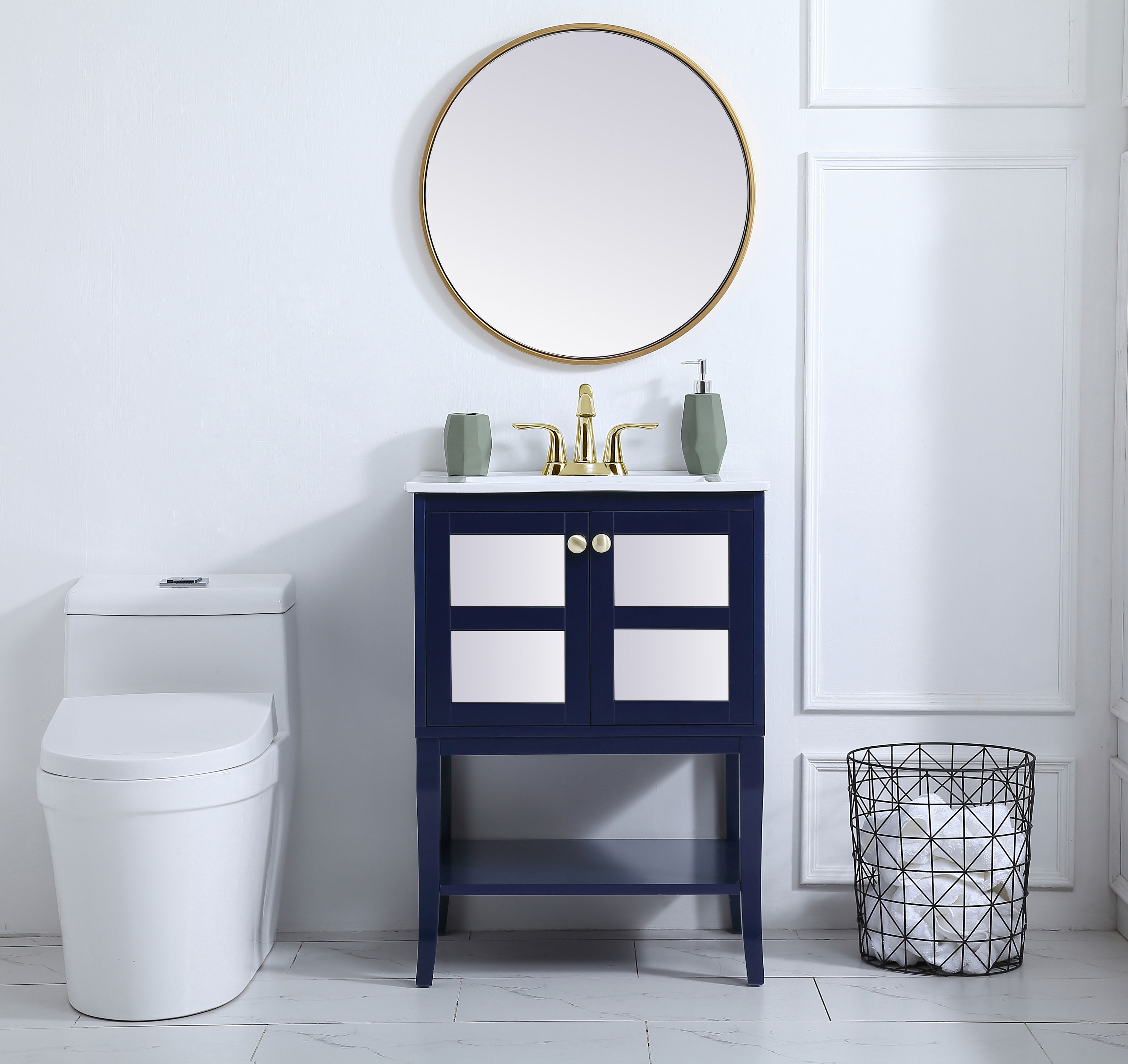 Elegant Decor HF6303MRBL Bath-Vanity-Combo - View #5
