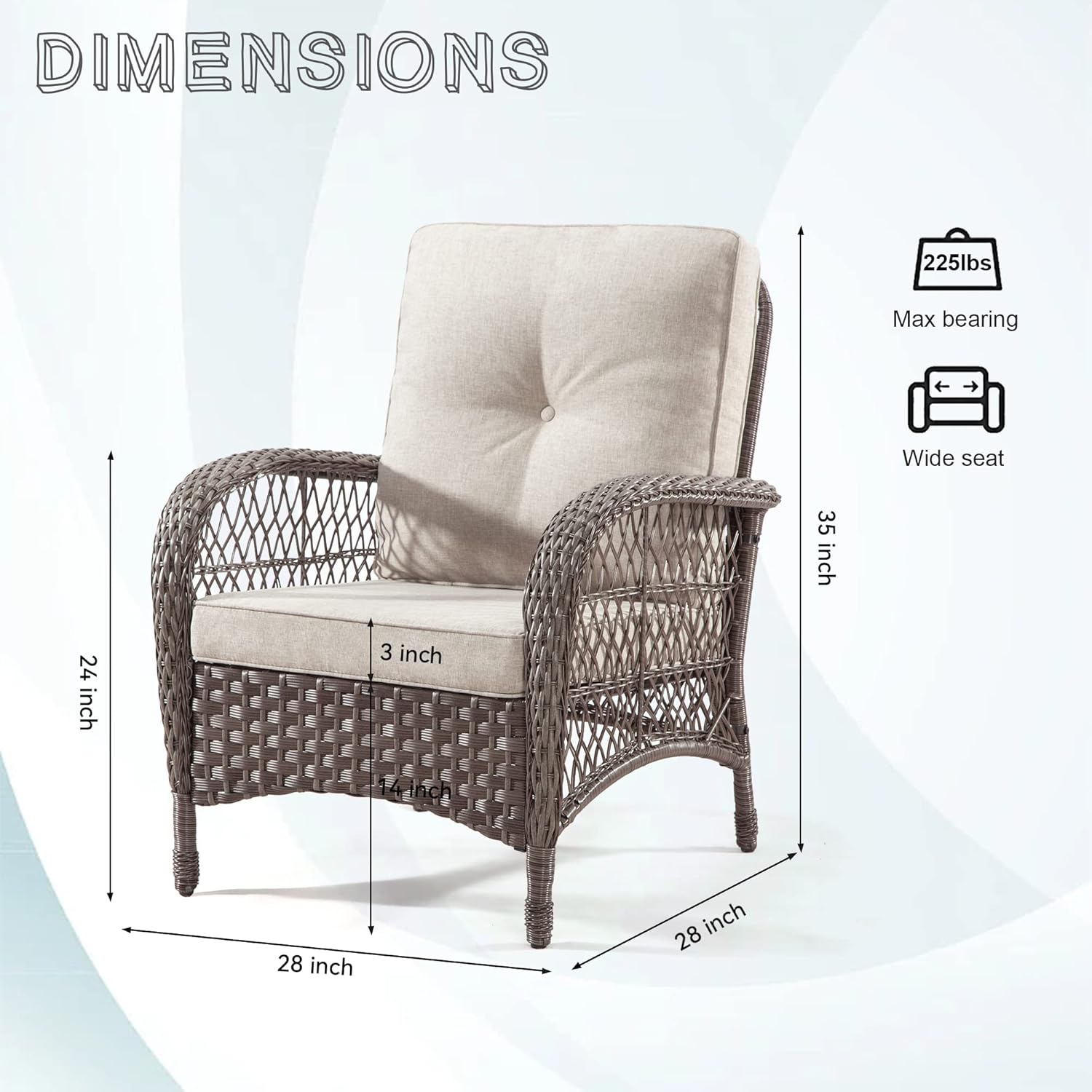 CESICIA QS-038 Patio-Chairs - View #3