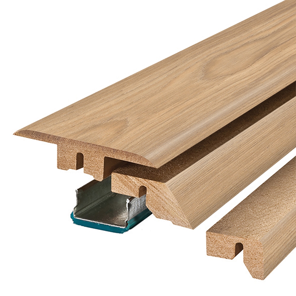 Project Source M4N1S-06982 Sunnyview 0.75-in T x 2.37-in W x 78.7-in L Laminate wood Multi-purpose Floor Moulding