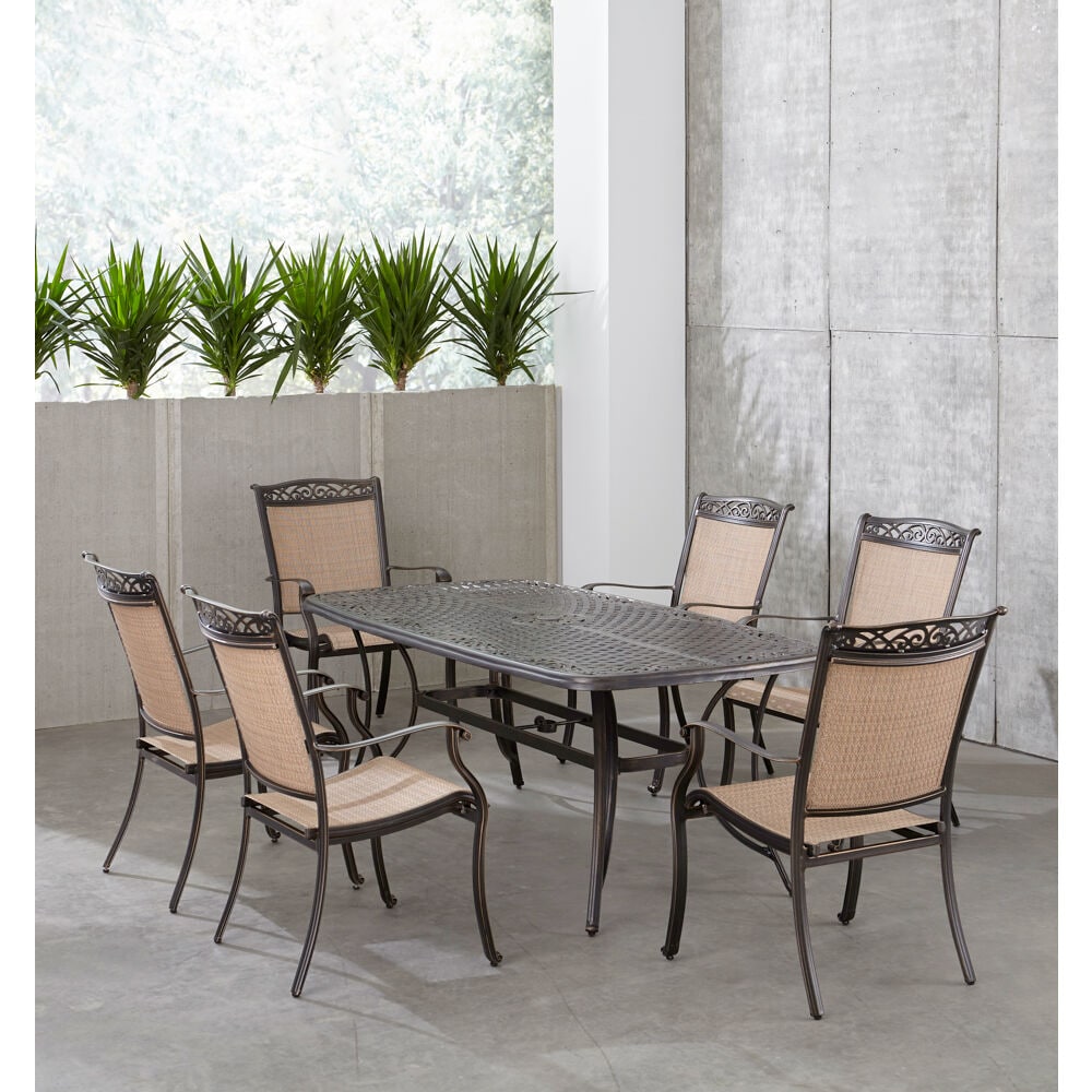 Hanover FNTDN7PCC Patio-Dining-Sets - View #11