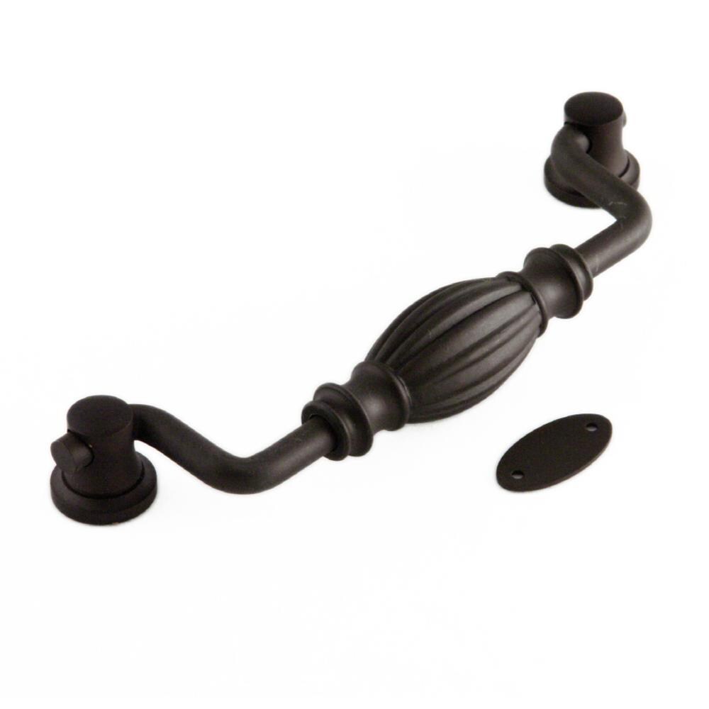 Richelieu Art Deco 3-7/9-in Center to Center Matte Black Arch Handle Drawer  Pulls at