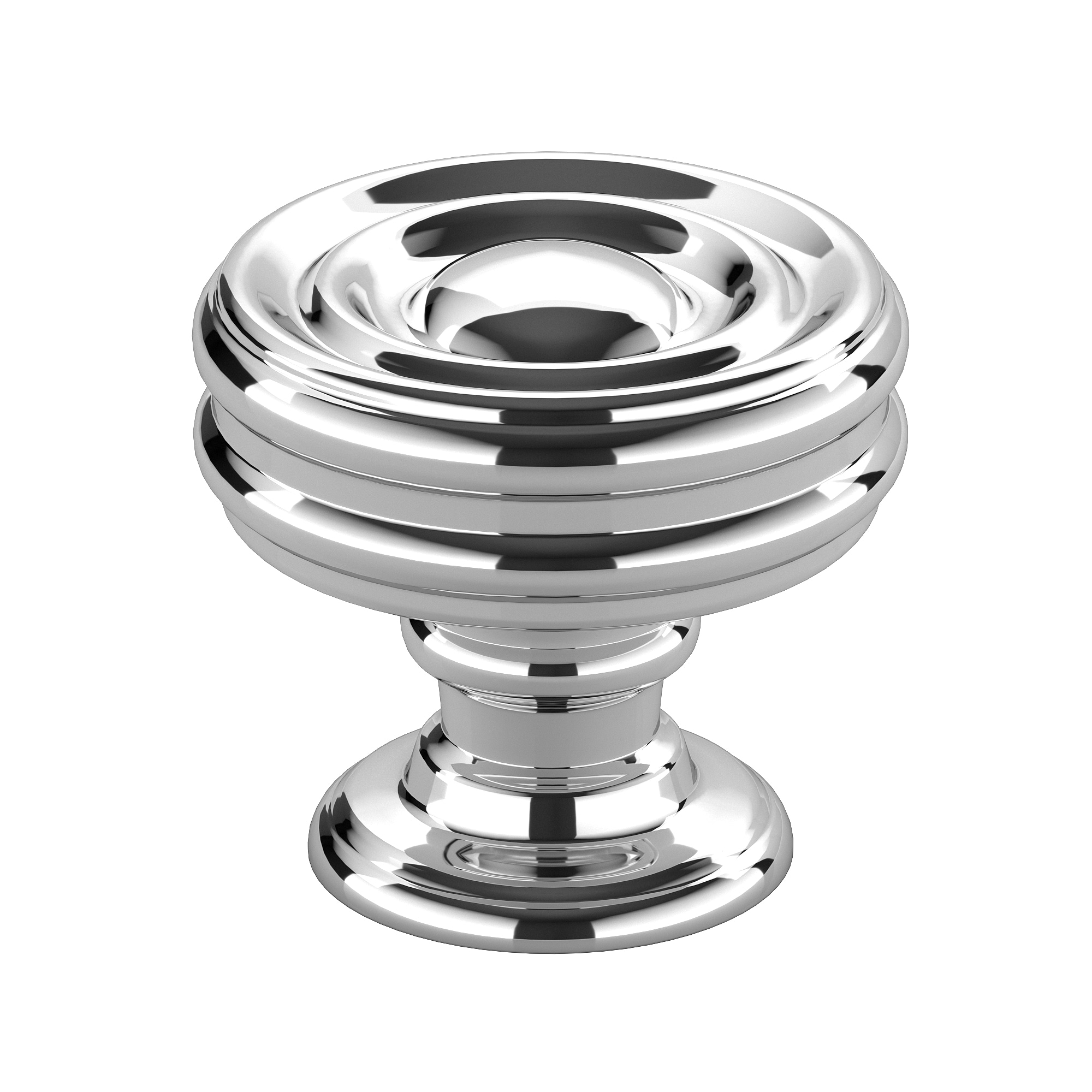 Richelieu BP872535140 Britannia 1-3/8-in Chrome Round Contemporary Cabinet Knob