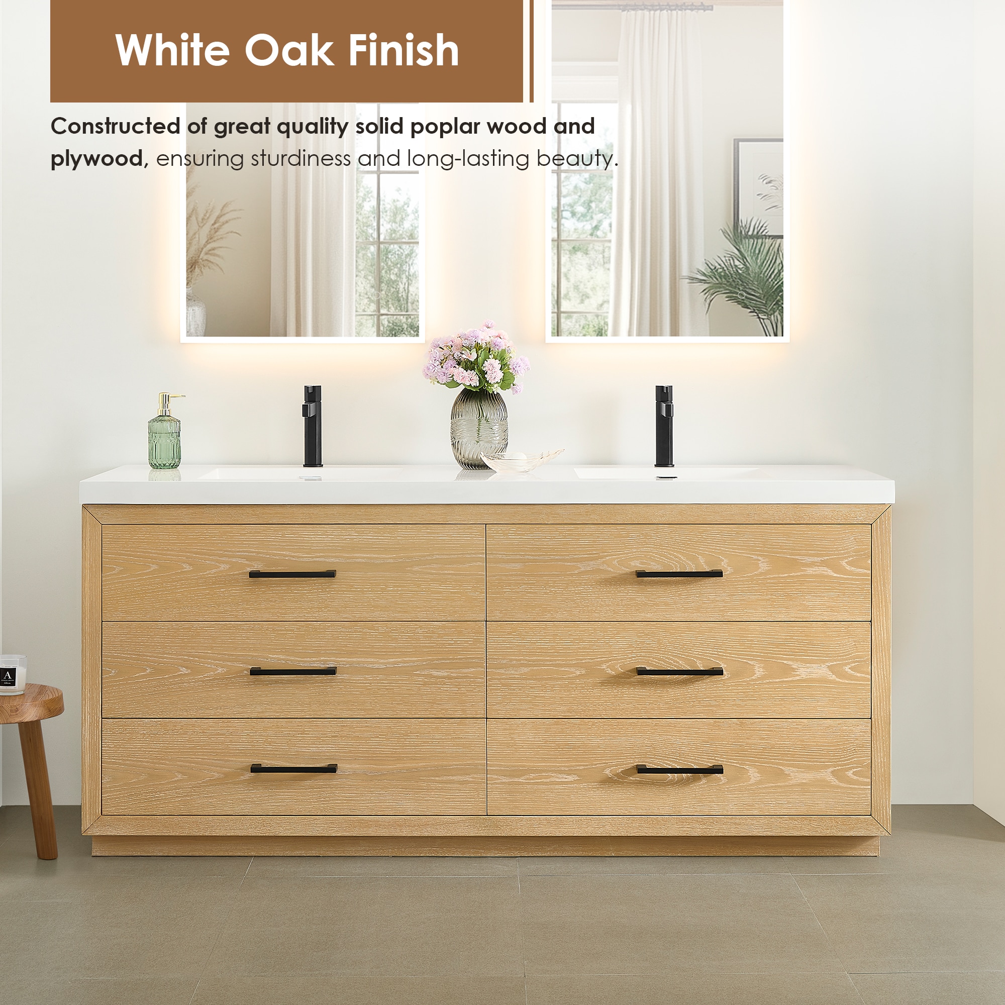 Altair 579072-WO-WH-NM Bath-Vanity-Combo - View #5