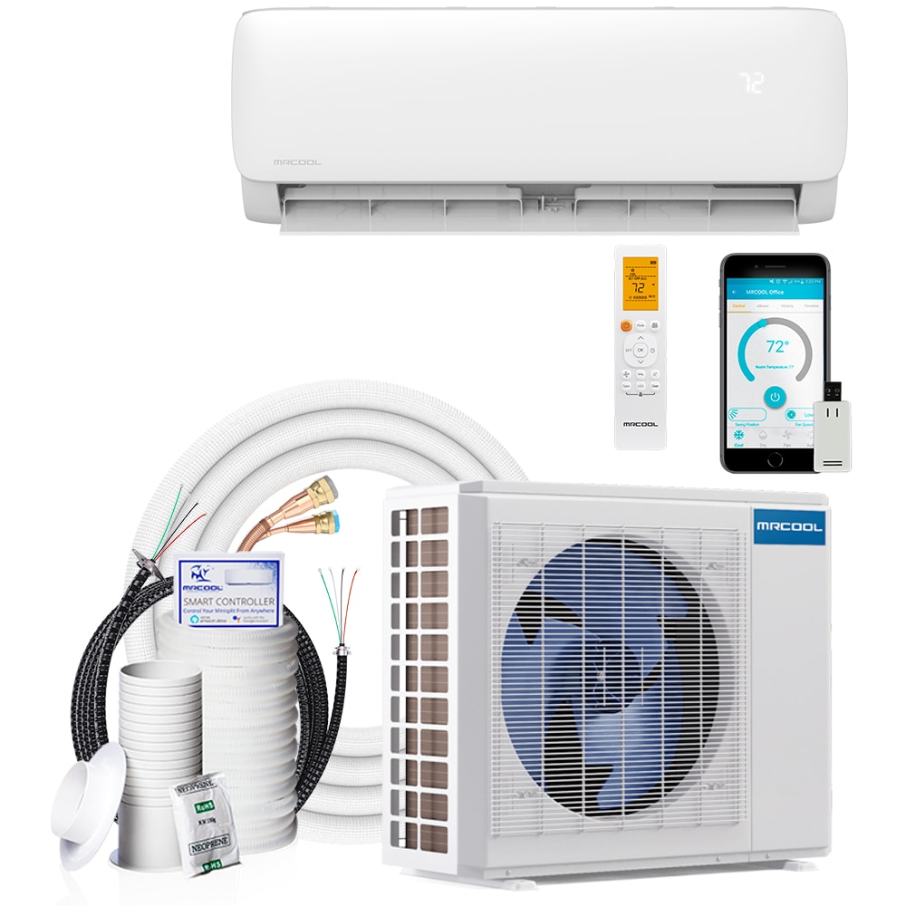 MRCOOL EZPRO-18-HP-23016 EZ Pro Single Zone 17000.0-BTU 18.5 SEER Ductless Mini Split Air Conditioner Heat Pump Included with 16-ft Line Set 230.0-Volt