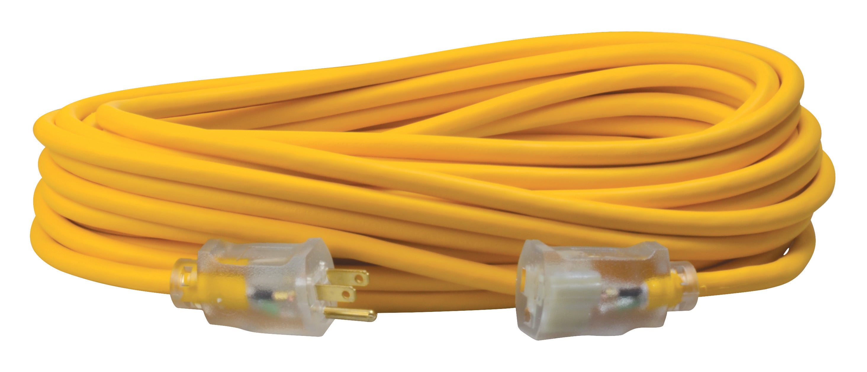 Southwire Polar/Solar 100-ft 14/3 Yellow 3 Prong Outdoor SJEOOW Medium Duty