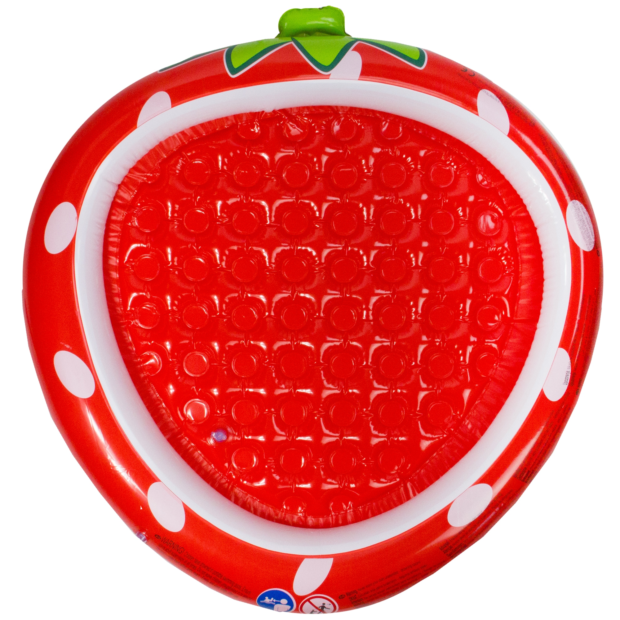 Pool Central 32595592 37-in L x 35.5-in W Red Oval Kiddie Pool