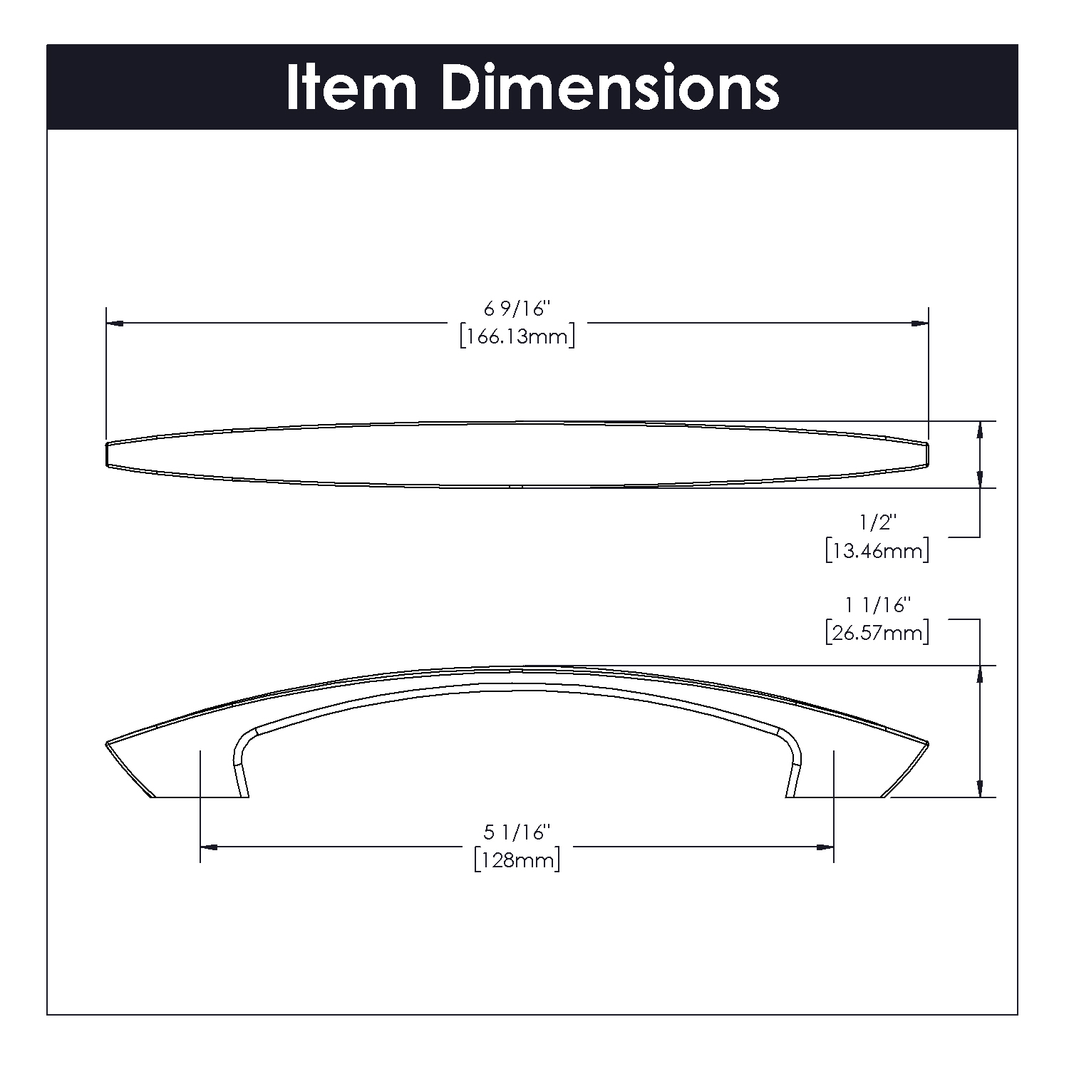 Hickory Hardware HH74631-FUB Cabinet-Pulls - View #8
