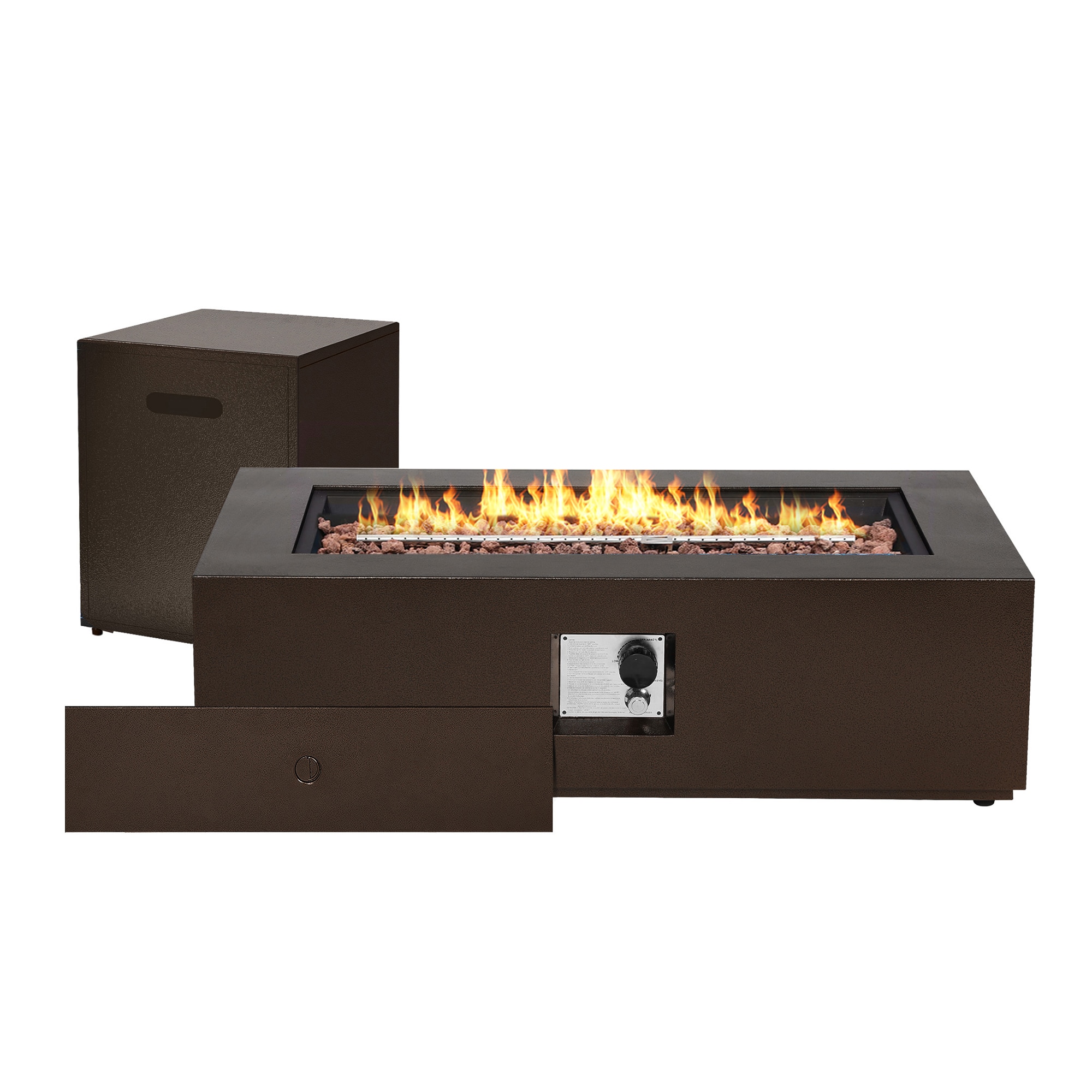 UPHA 42TP-CFX-BROWN-WST Outdoor-Gas-Firepits - View #2