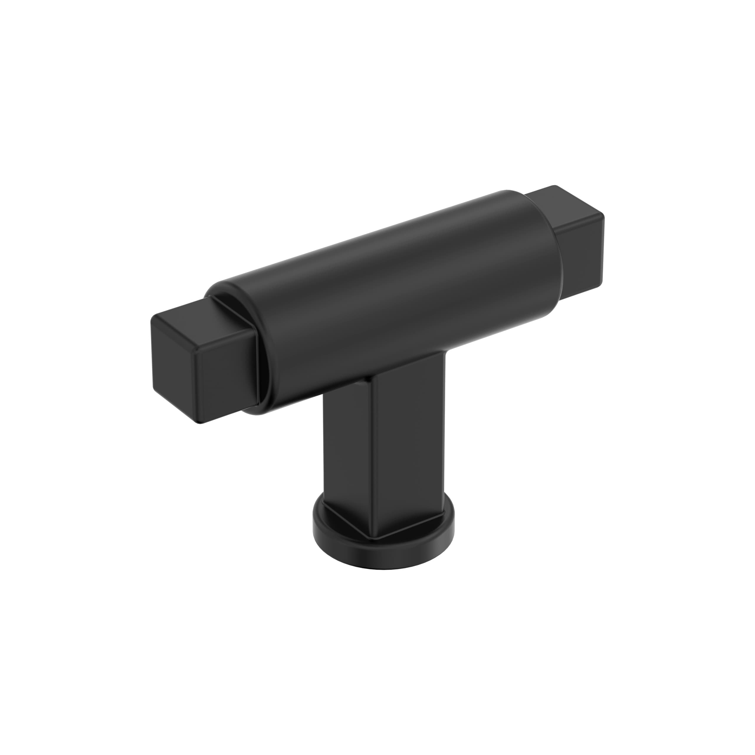 Amerock BP37481MB Balon 2-in Matte Black Bar Transitional Cabinet Knob
