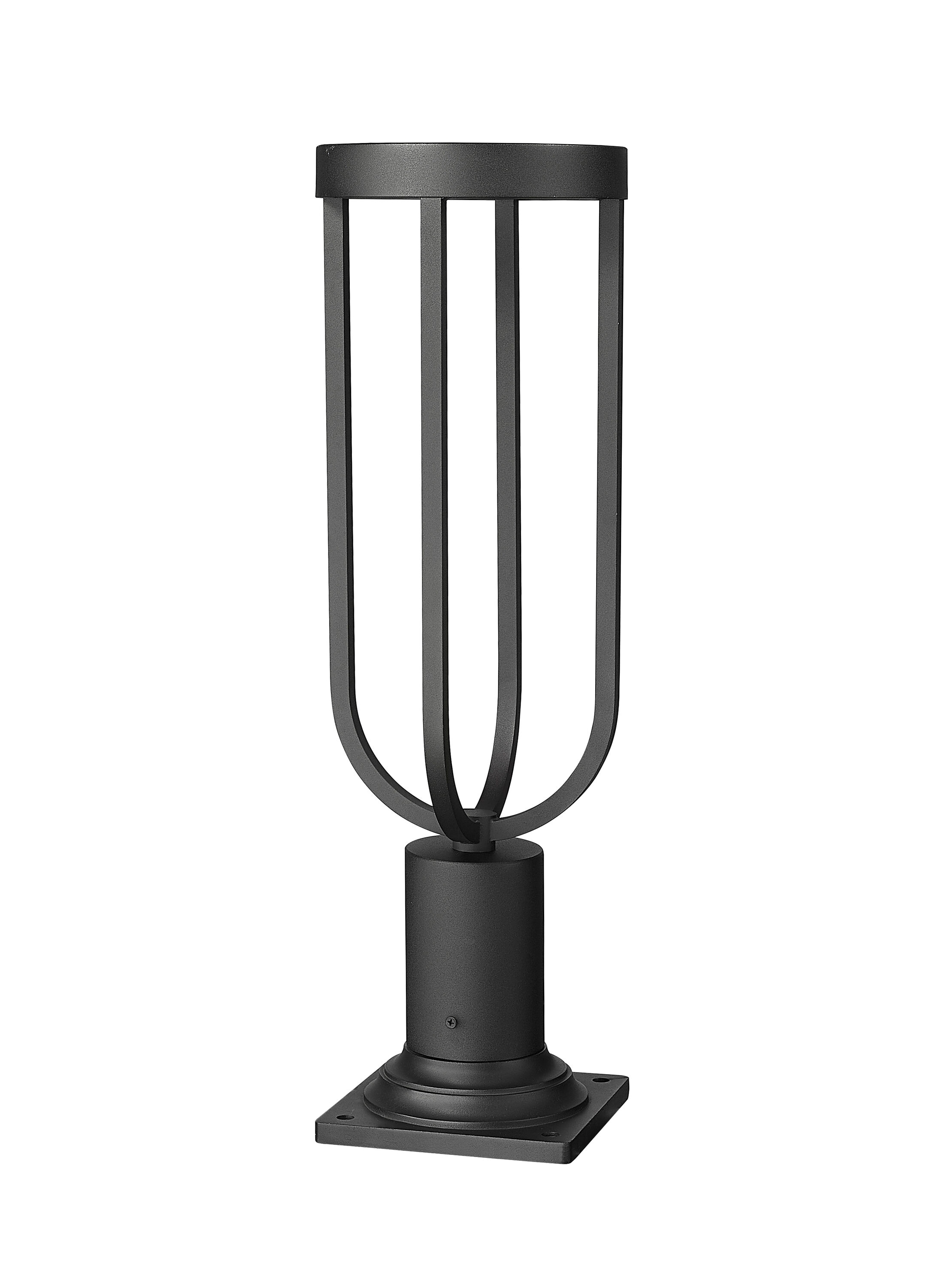 Z-Lite 5005PHM-533PM-BK-LED Complete-Post-Lights - View #5