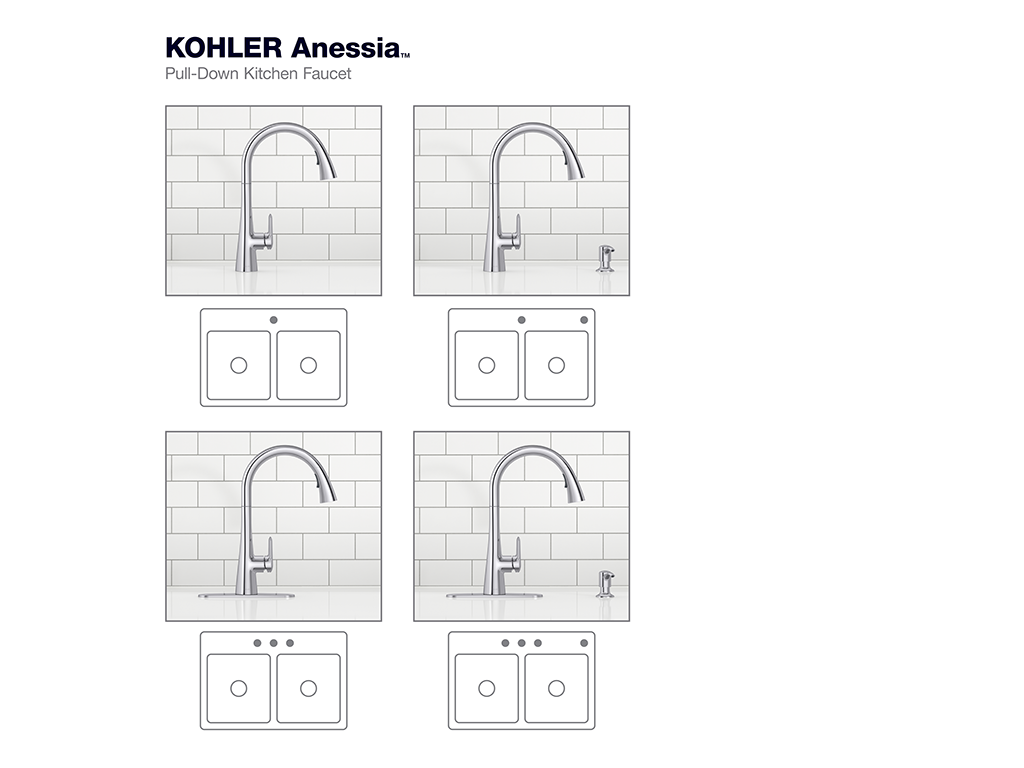 Kohler Anessia Polished Chrome Single