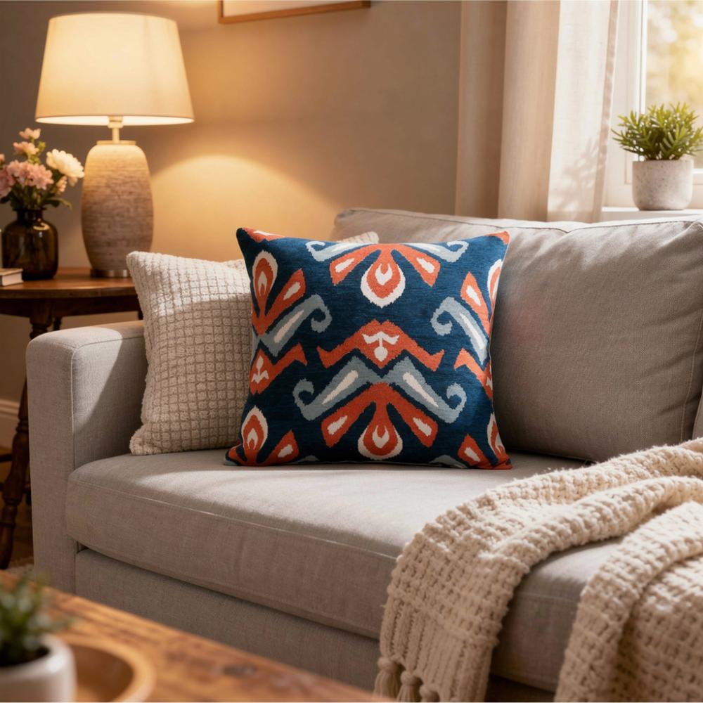 Benzara LALA Contemporary Small Pillow Multicolor Finish Set of 2