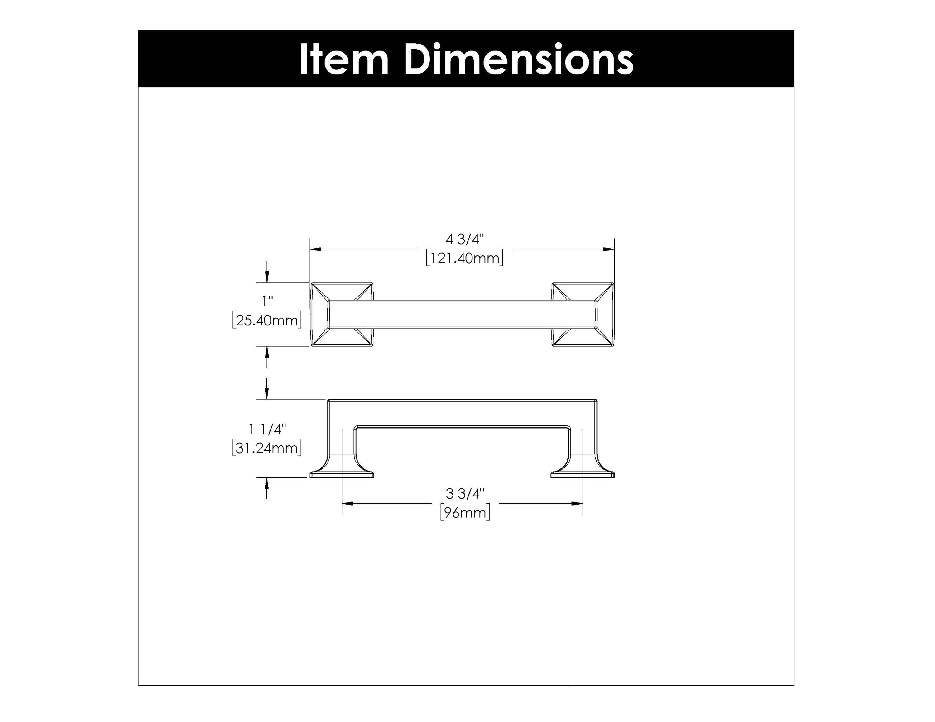 Hickory Hardware P3011-VBZ-10B Cabinet-Pulls - View #6