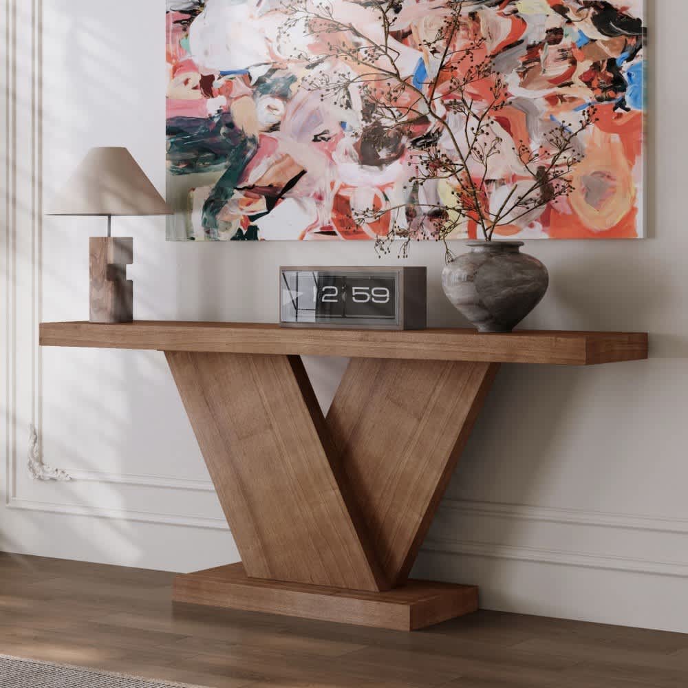 Coolbibila ARIZA-CONSOLE-WALNUT Console-Sofa-Tables - View #2