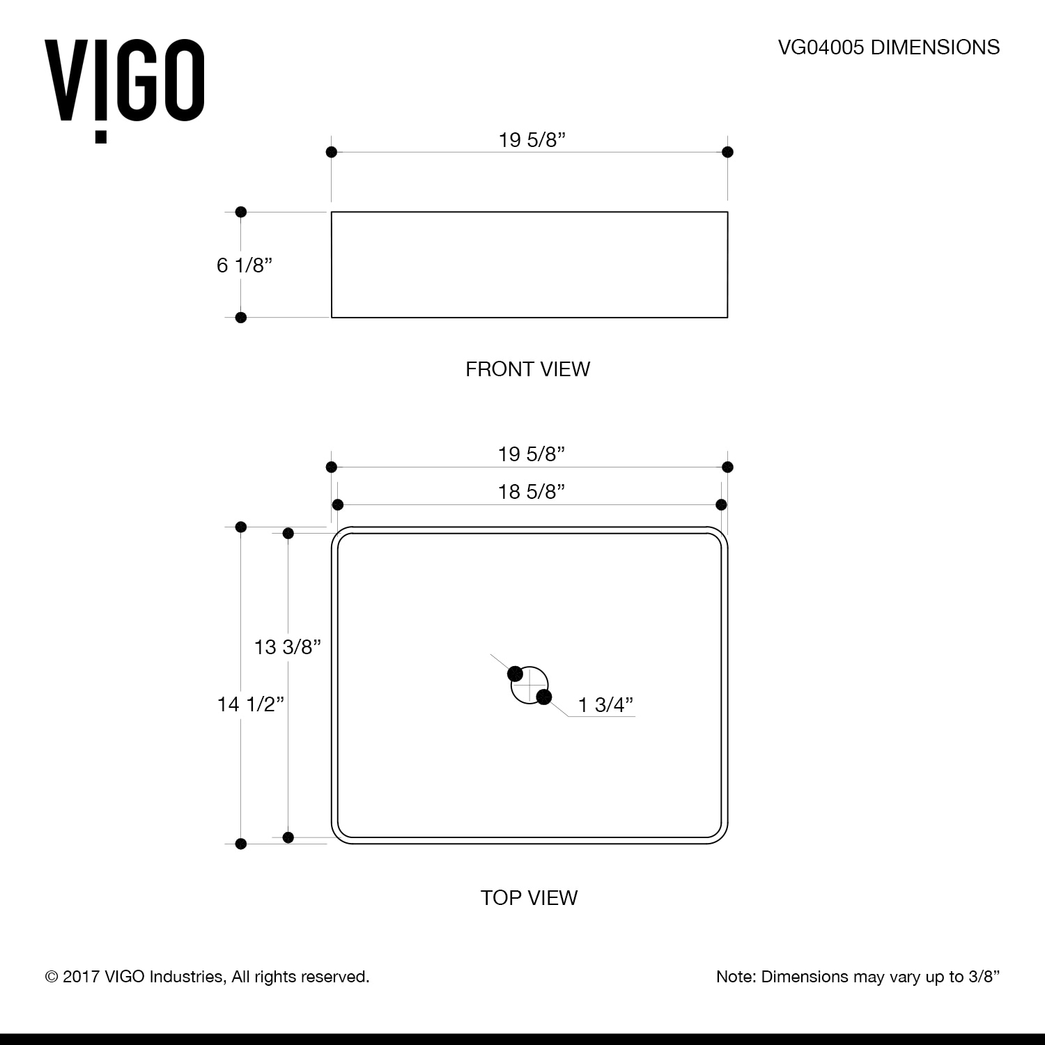 VIGO VGT1088BN Bath-Sink - View #10