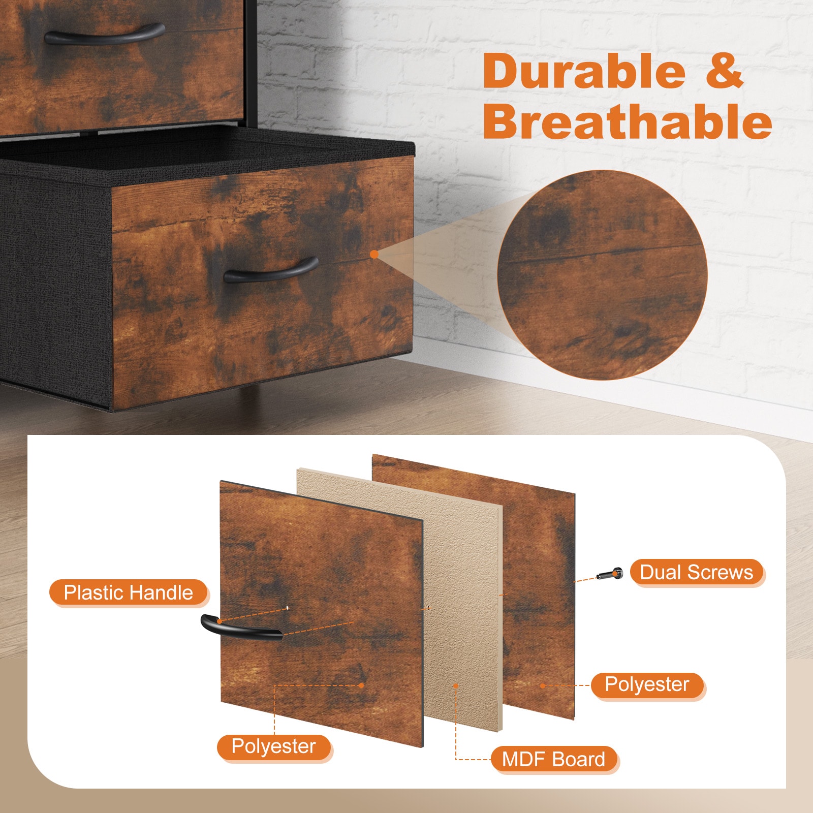 Siavonce XH58012 Storage-Drawers - View #6