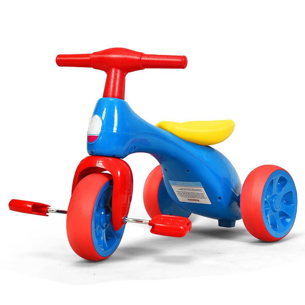 Children's Push Balance Motorbike with LED Lights & Blue Tooth Speakers 