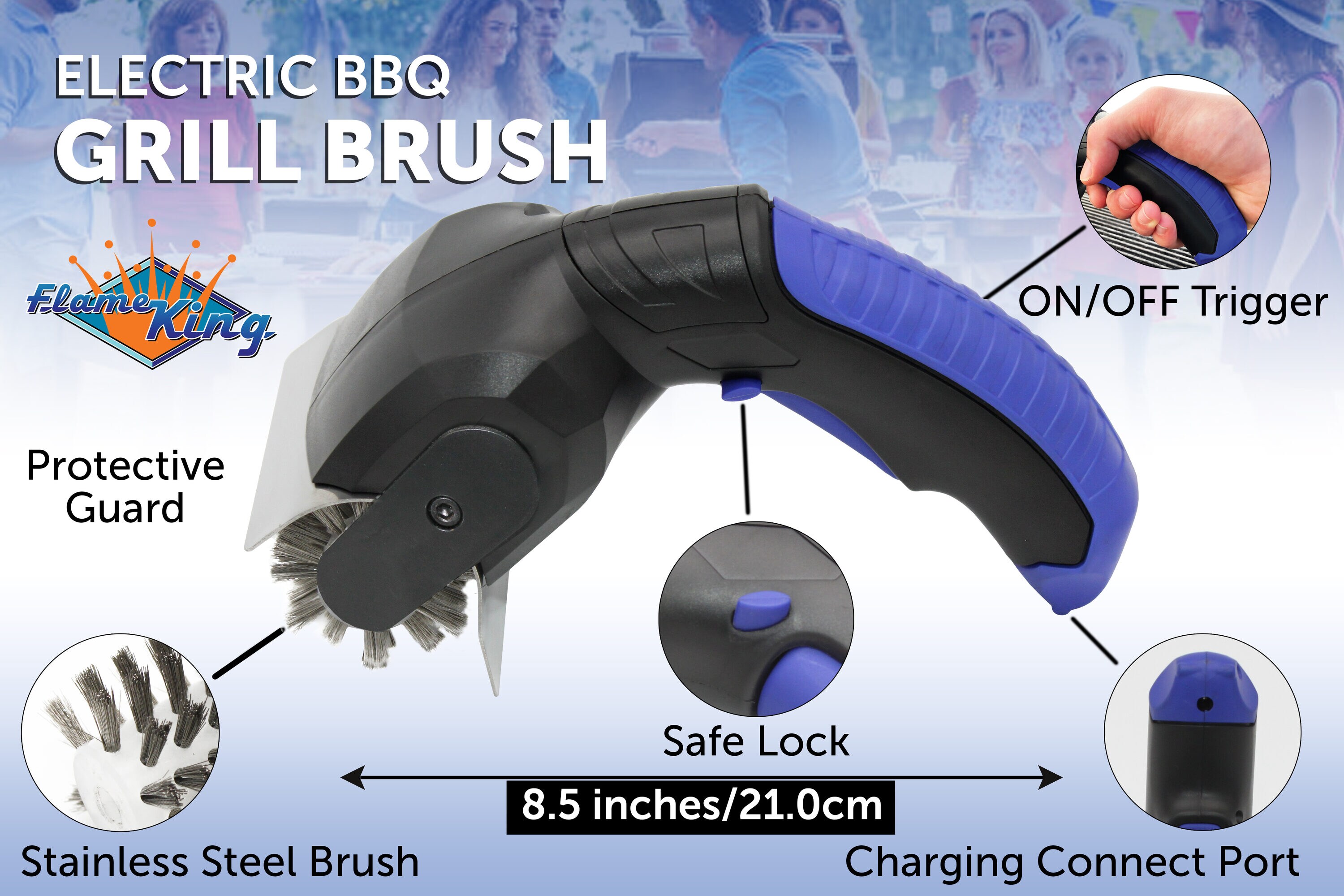 Flame King YSN-RGB2 Grill-Brushes-Cleaning-Blocks - View #3