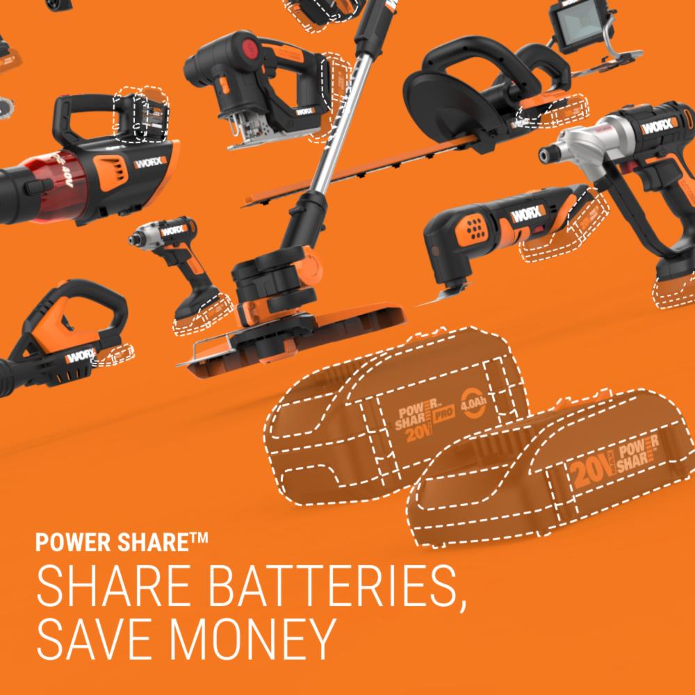 WORX 20v Nitro Power Share 9