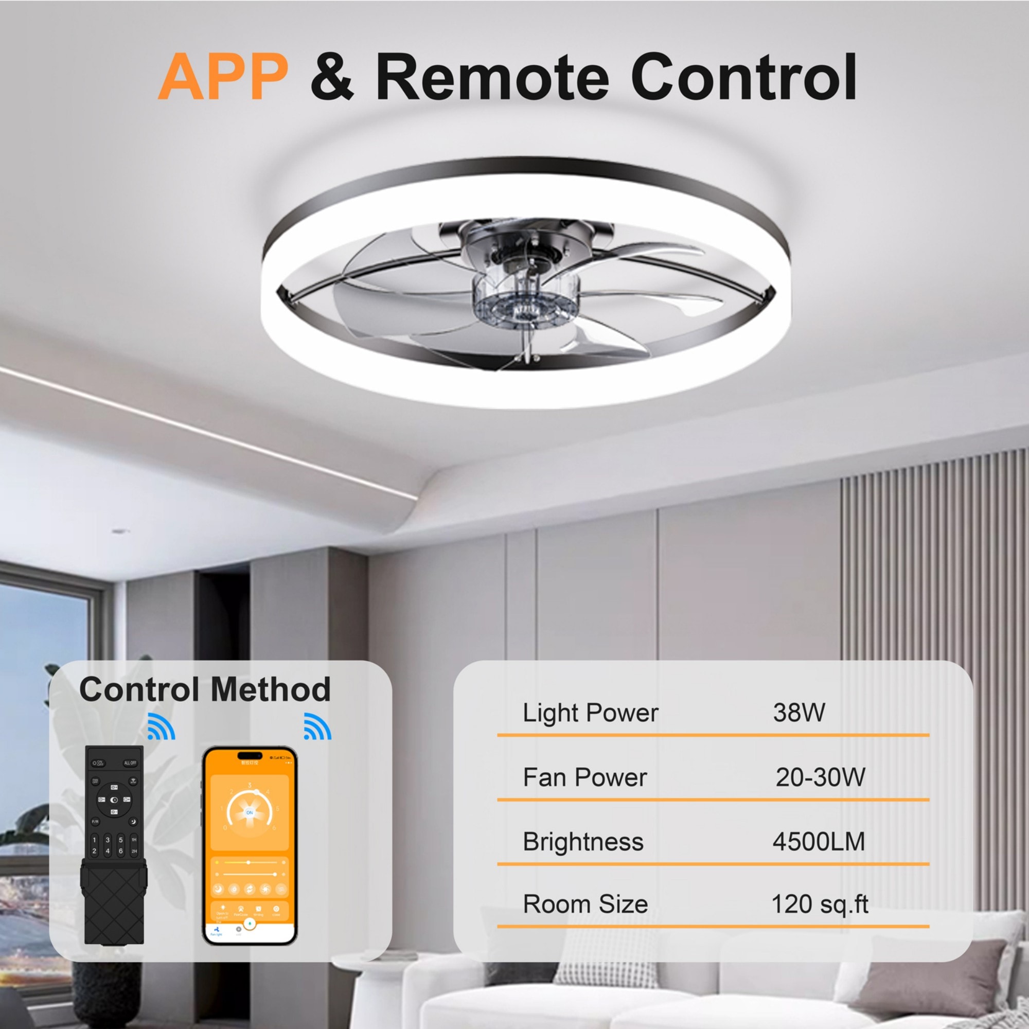Cuschoice JAN-102-CF Ceiling-Fans - View #4
