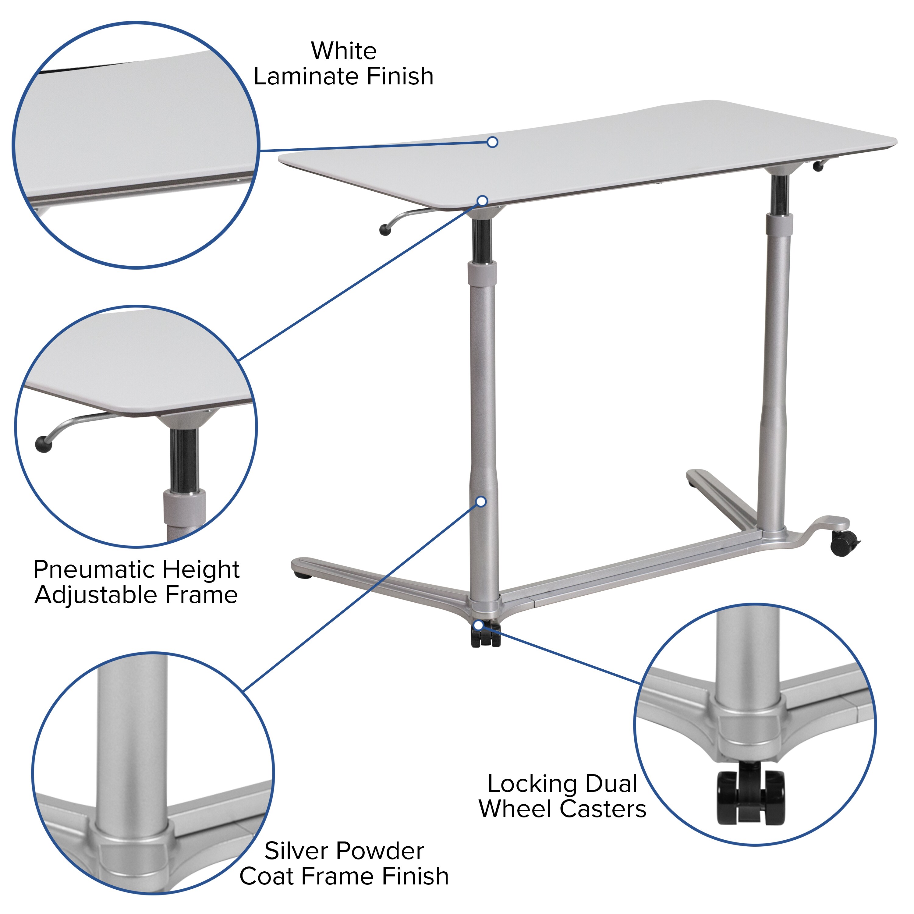 Flash Furniture 889142047032 desks - View #5