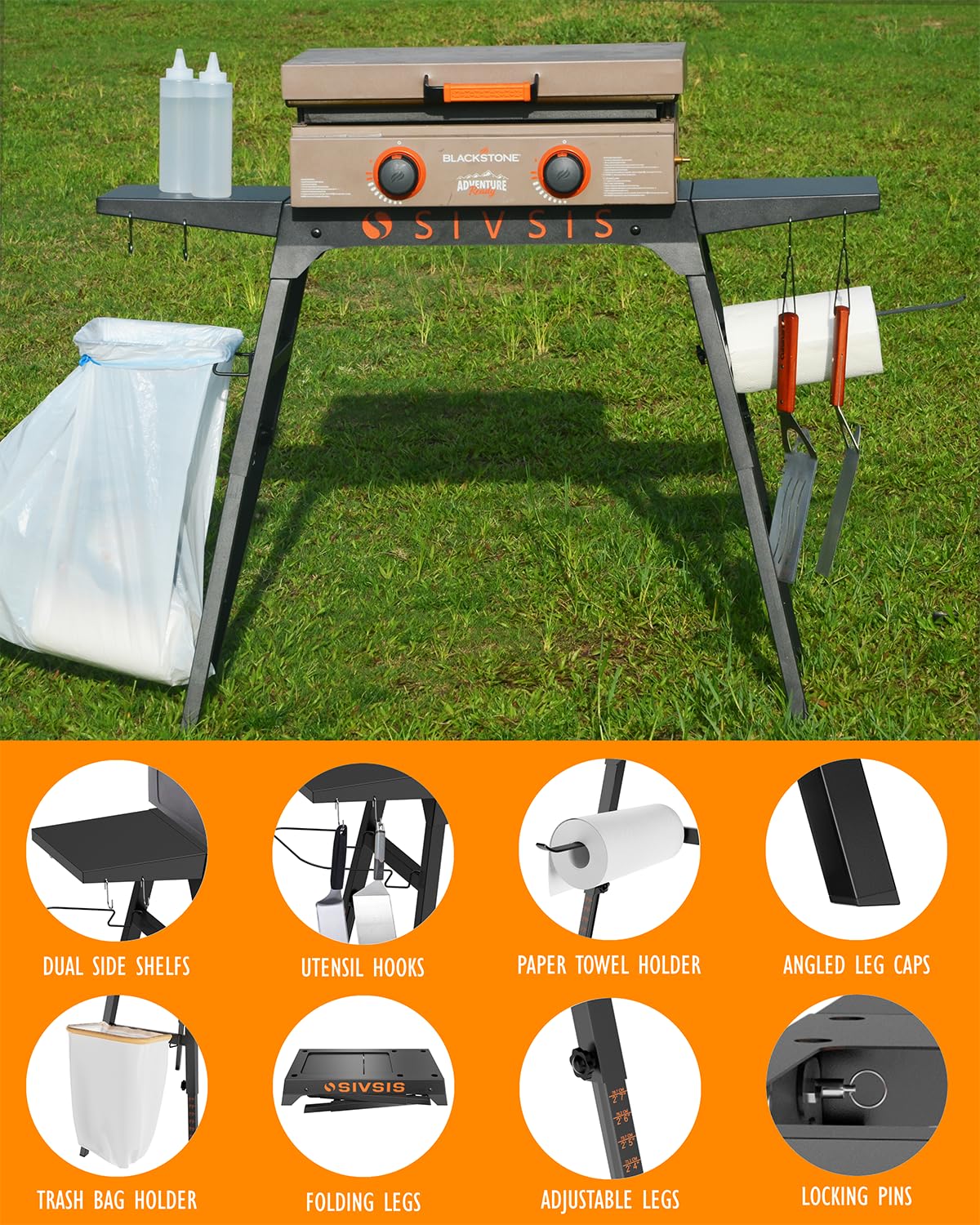 LTMATE LS6C-RDZC-6UBR Grill-Carts-Grill-Stands - View #4
