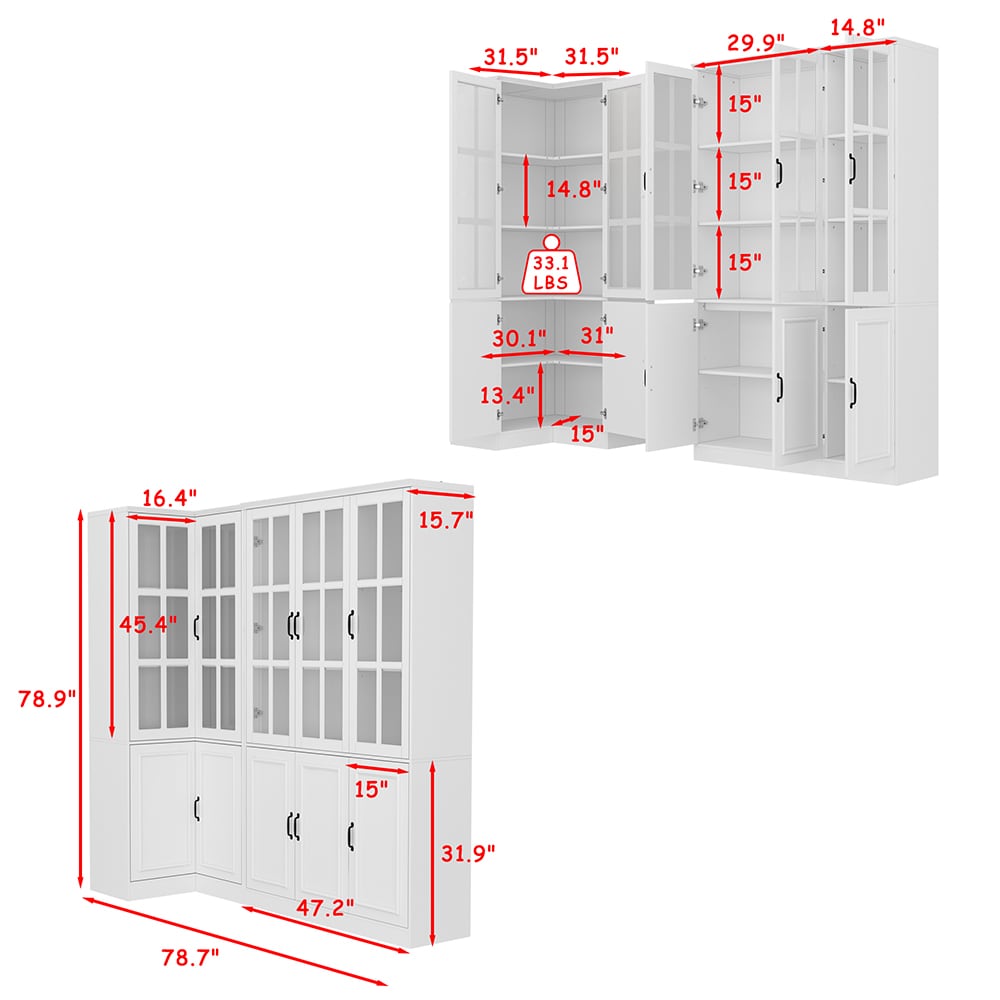 Homsee V-KF020489+320 bookcases - View #16