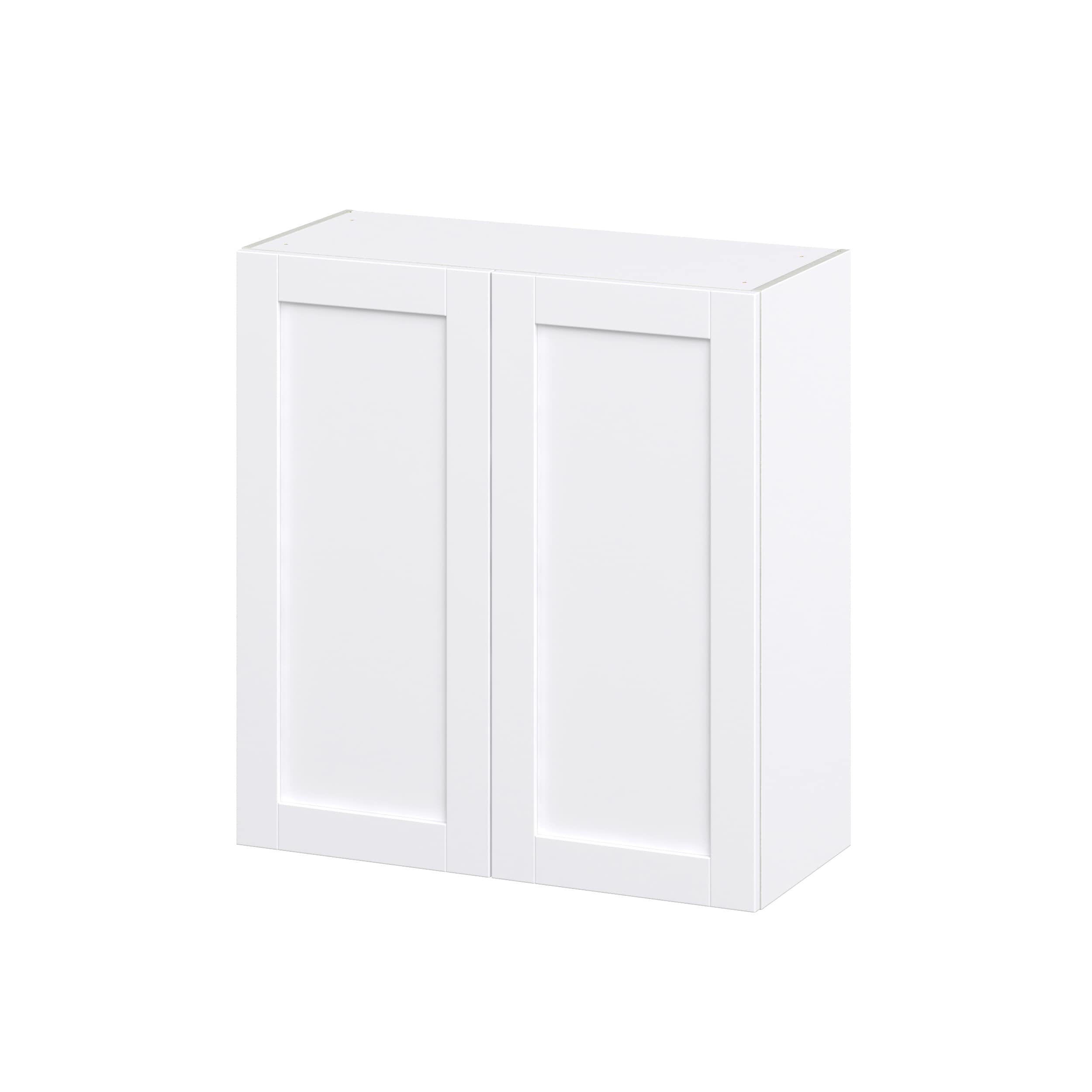 Hugo&Borg Rosemont 33-in W x 35-in H x 14-in D Glacier White Wall Fully Assembled Cabinet (Recessed Panel Shaker Door Style)